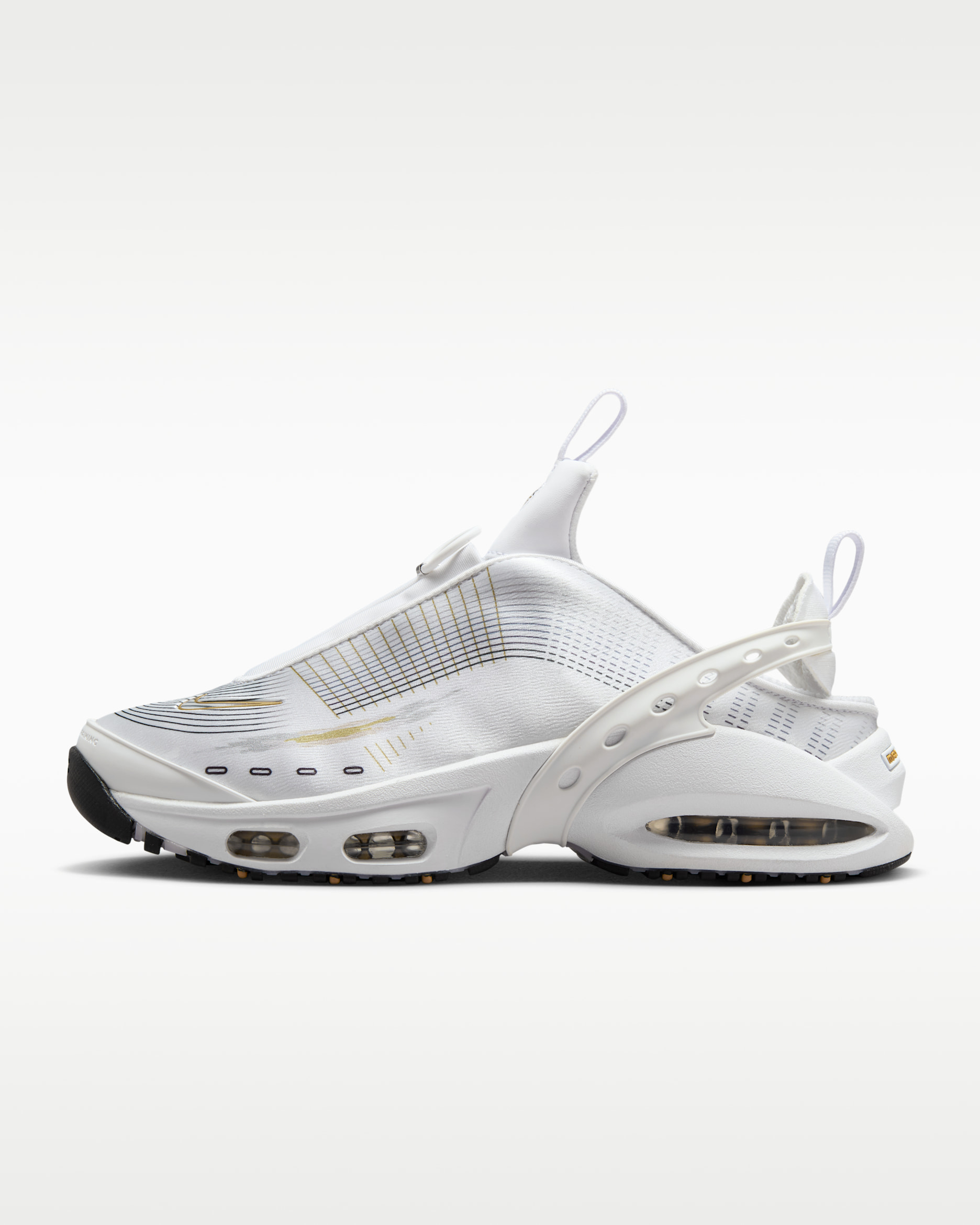 ナイキ エア マックス クレイズ ウィメンズシューズ - ホワイト/ブラック/コッパームーン/メタリックゴールド