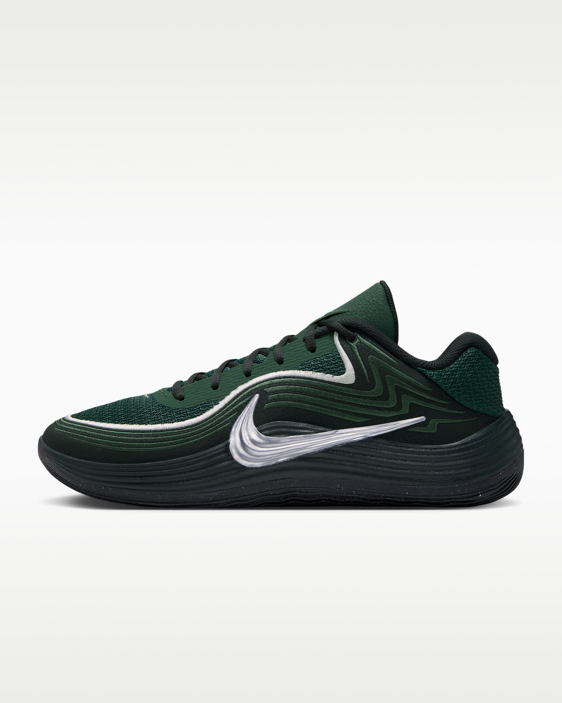 Nike Precision 8 Low Men's Basketball Shoes - Fir/Black Spruce/Anthracite/Spruce Aura