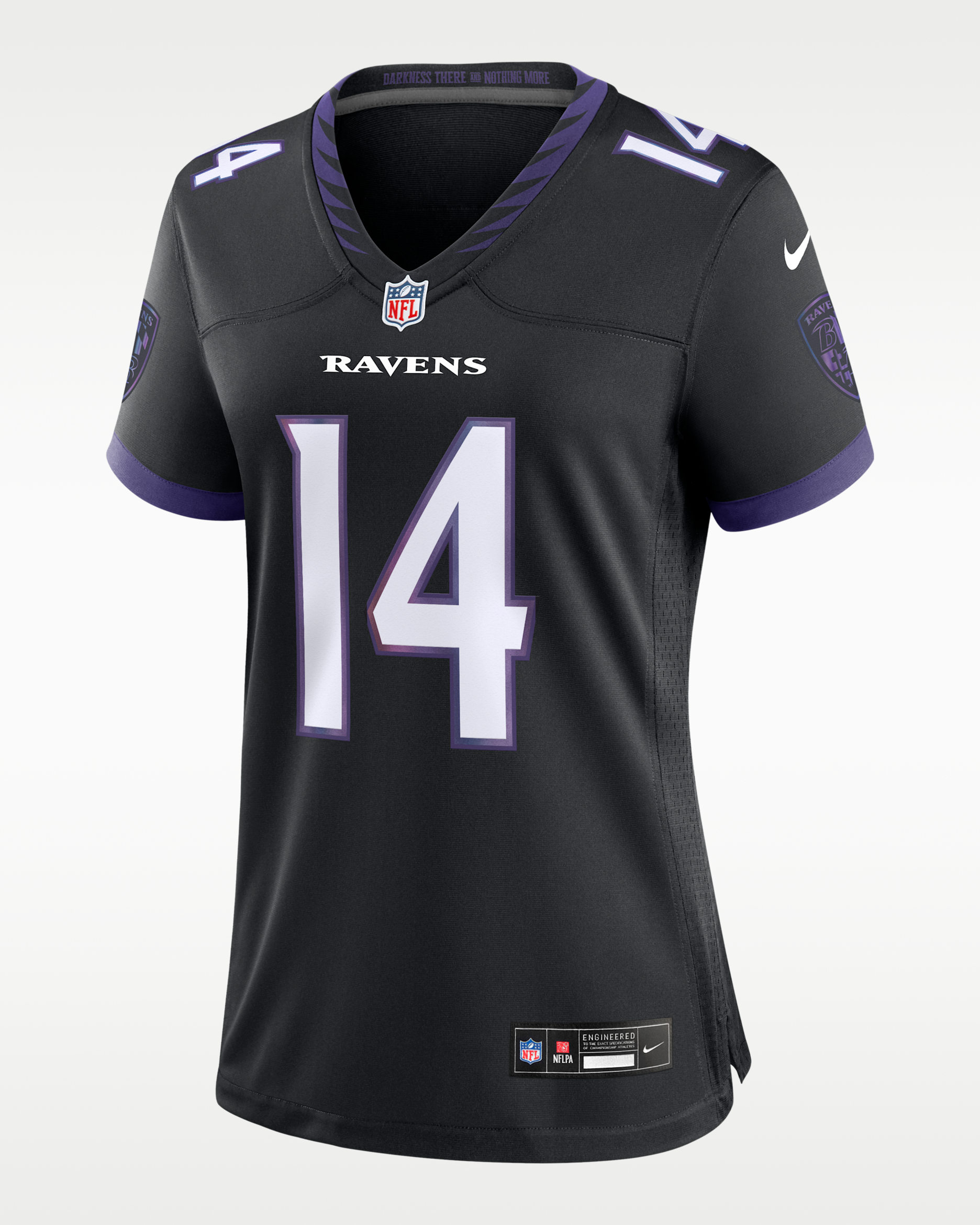 Kyle Hamilton Baltimore Ravens Women's Nike NFL Game Jersey - Black