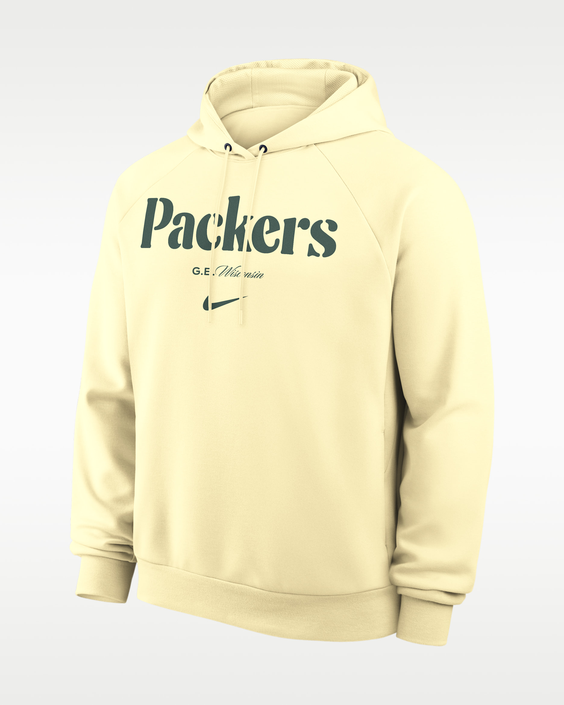 Green Bay Packers Rivalries Collection Primary Men's Nike Dri-FIT NFL Pullover Hoodie - Vintage Green