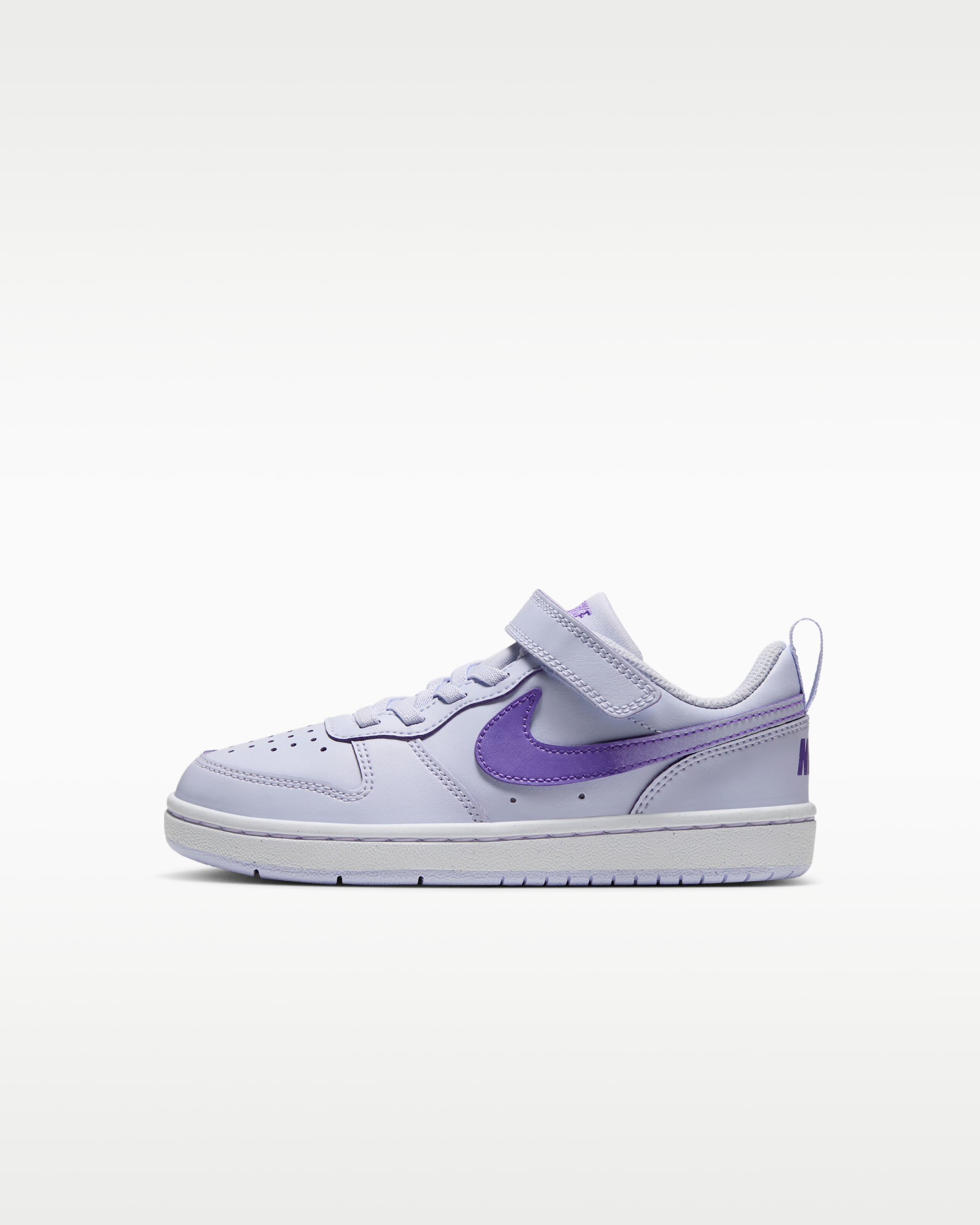 Nike Court Borough Low Little Kids' Shoes - Palest Purple/White/Action Grape