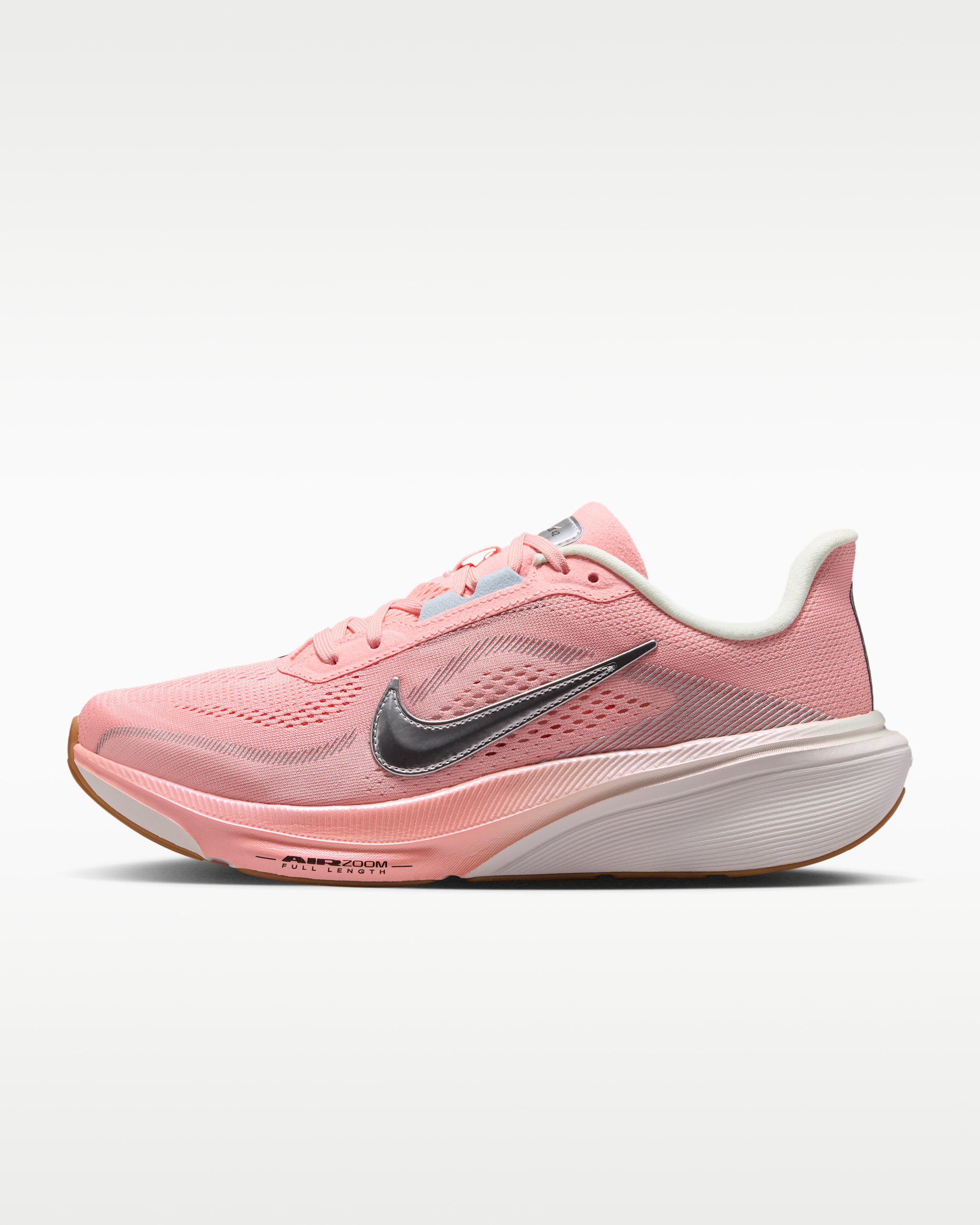 Nike Pegasus 42 Women's Road-Running Shoes - Bleached Coral/Off-Noir/Metallic Silver/Summit White