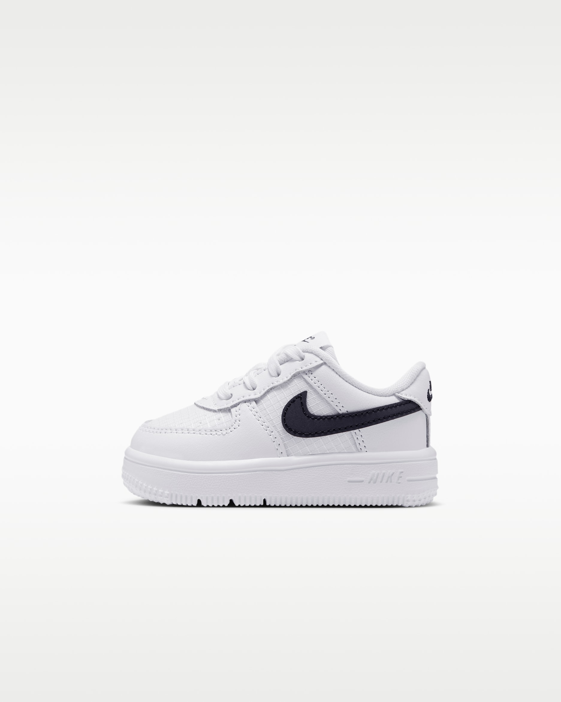 Tenis para bebé e infantil Nike Force 1 Low Tech - Blanco/Blanco/Negro