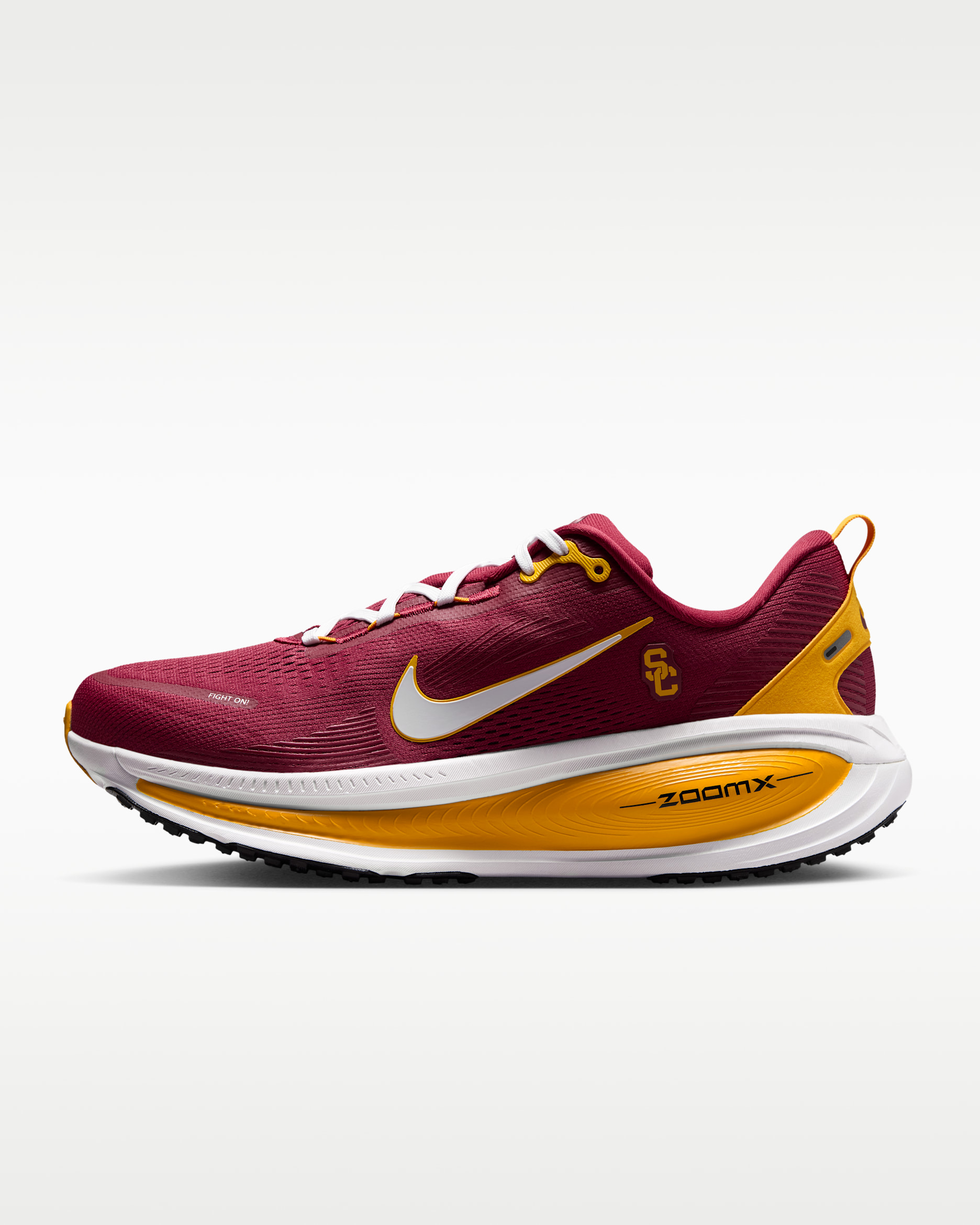 Nike College Vomero 18 (USC) Men's Road Running Shoes - Team Crimson/University Gold/White