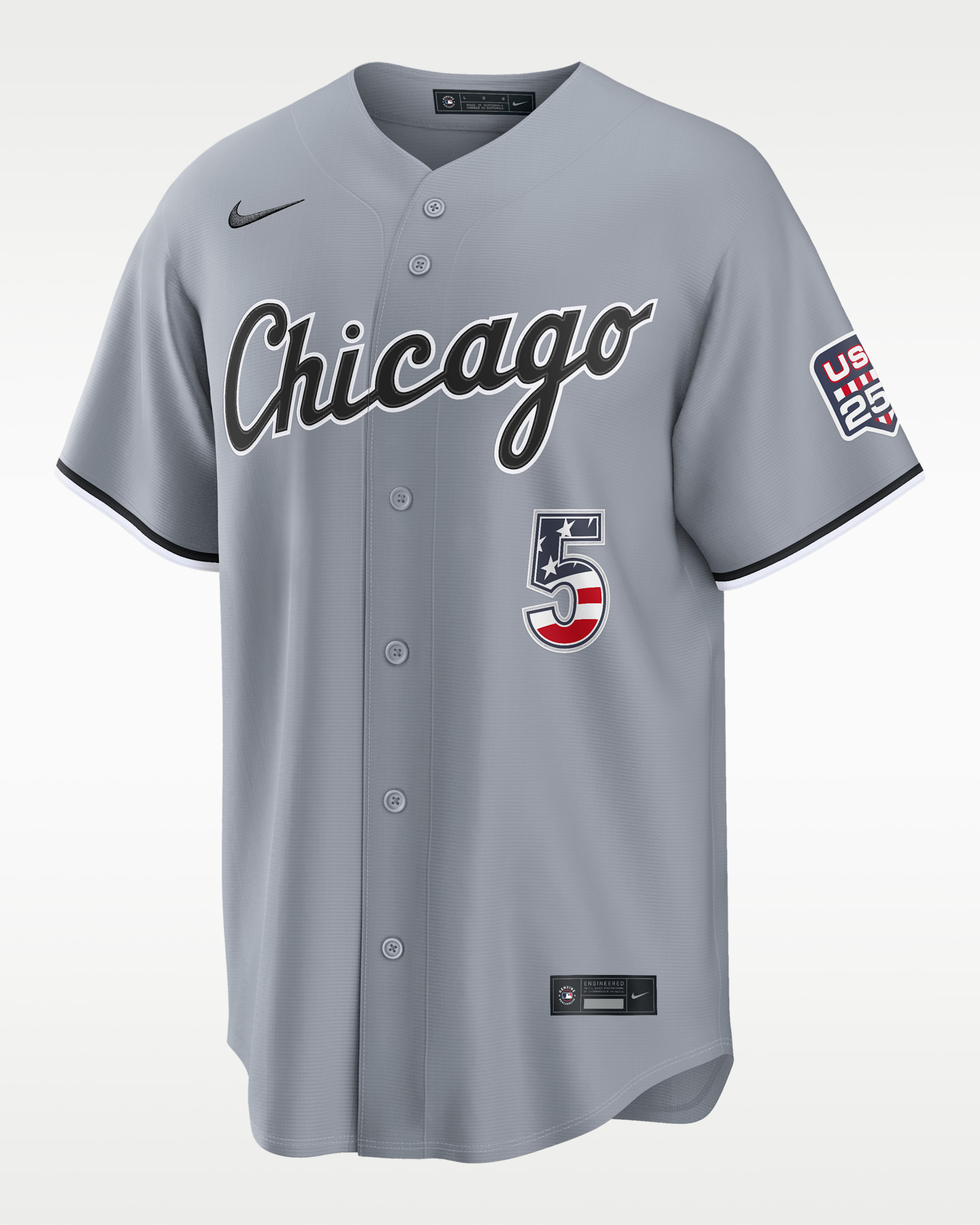 Munetaka Murakami Chicago White Sox USA 250 Men's Nike MLB Stadium Jersey - Grey