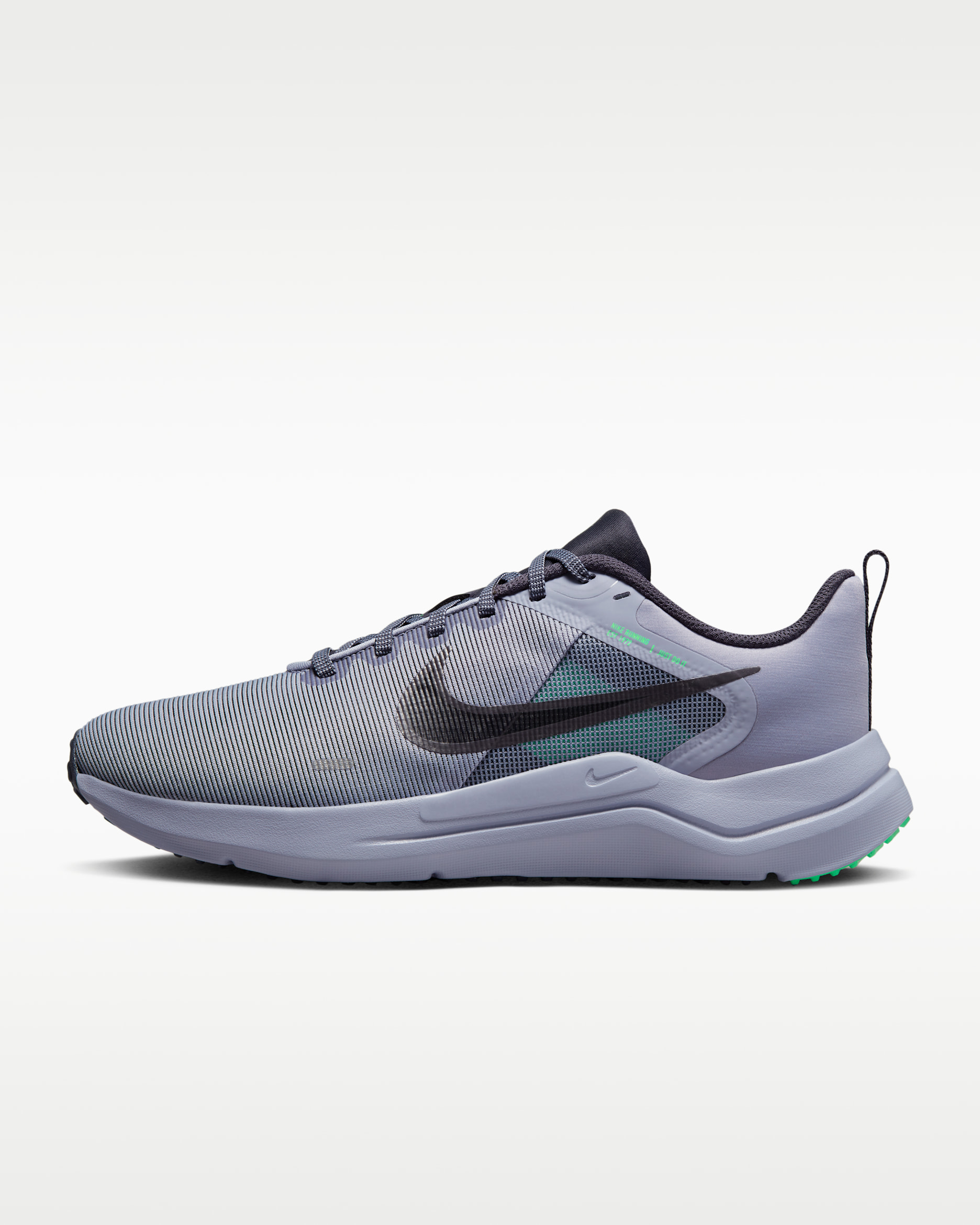 Nike Downshifter 12 Men's Road Running Shoes - Indigo Haze/Electric Algae/Gridiron