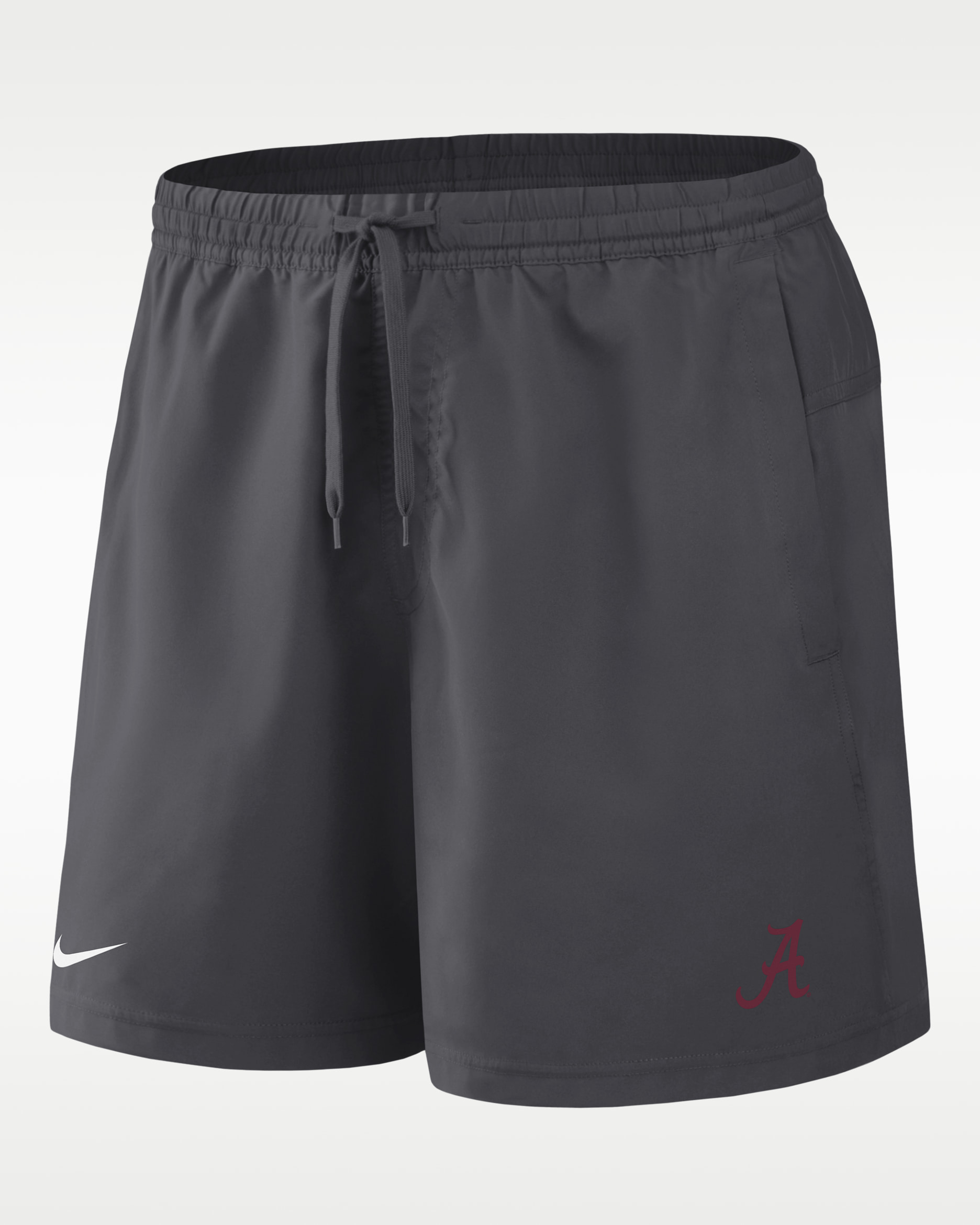 Alabama Primetime Primary Logo Men's Nike Dri-FIT College Form Shorts - Anthracite
