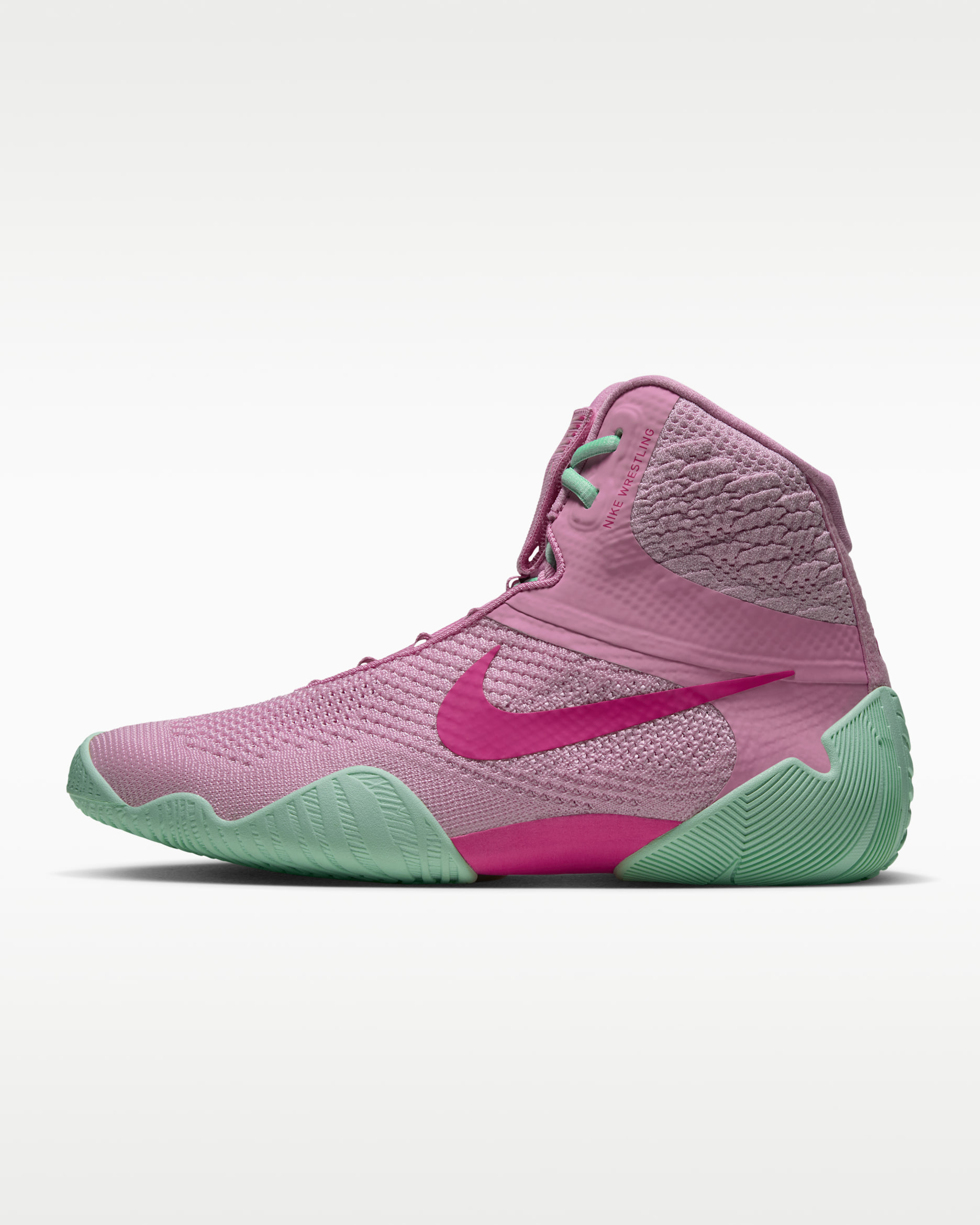 Nike Tawa Men's Wrestling Shoes - Pink Foam/Pink Rise/Arctic Green/Desert Pink