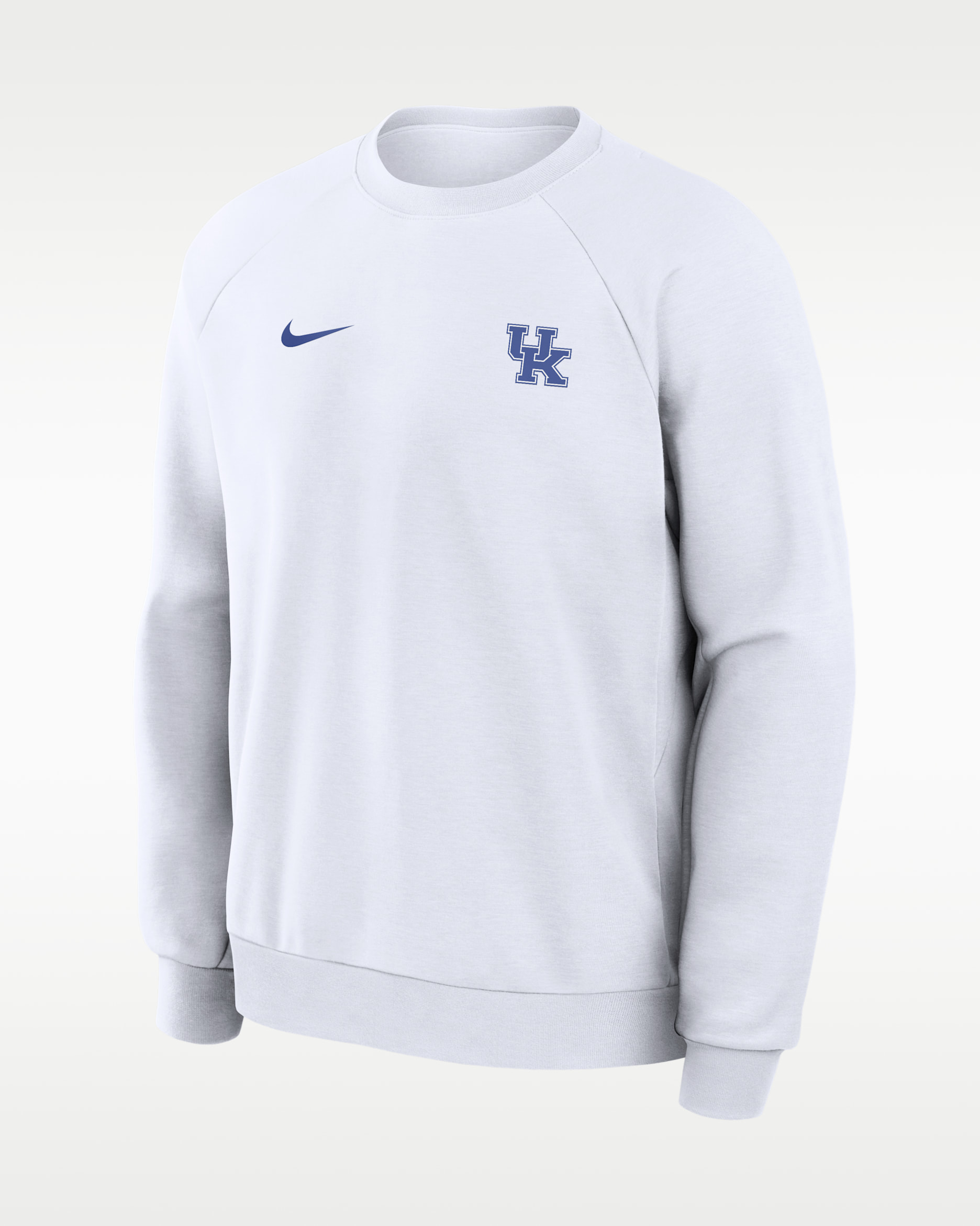 Kentucky Premium Performance Men's Nike Dri-FIT College Pullover Crew - White