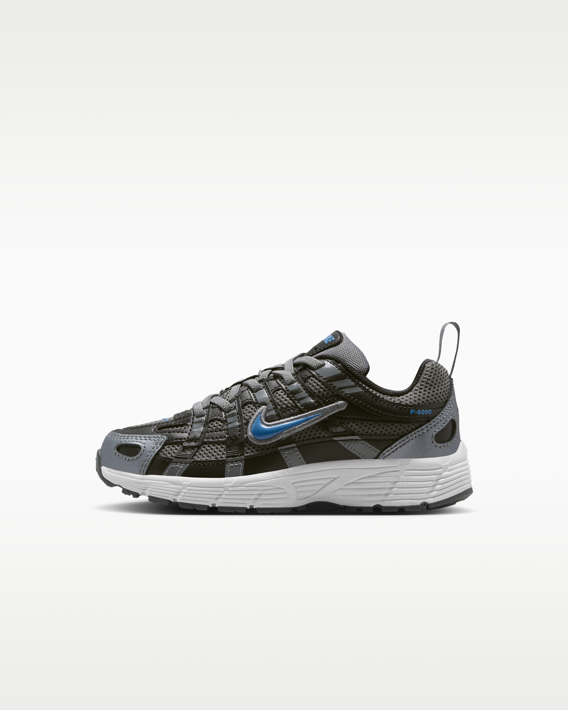 Nike P-6000 Little Kids' Shoes - Smoke Grey/Black/Platinum Tint/Dutch Blue