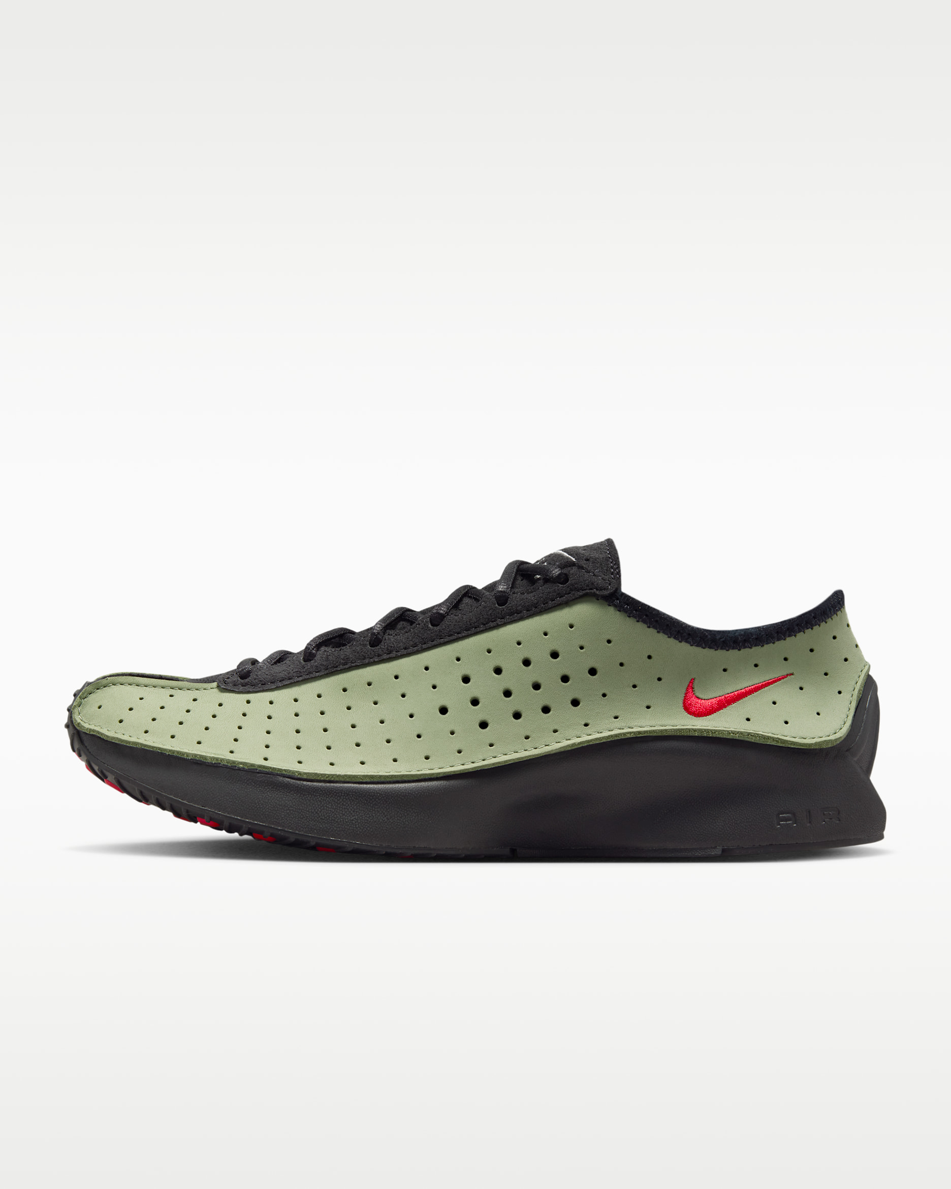 Nike Air Superfly Women's Shoes - Oil Green/Black/Metallic Silver/University Red