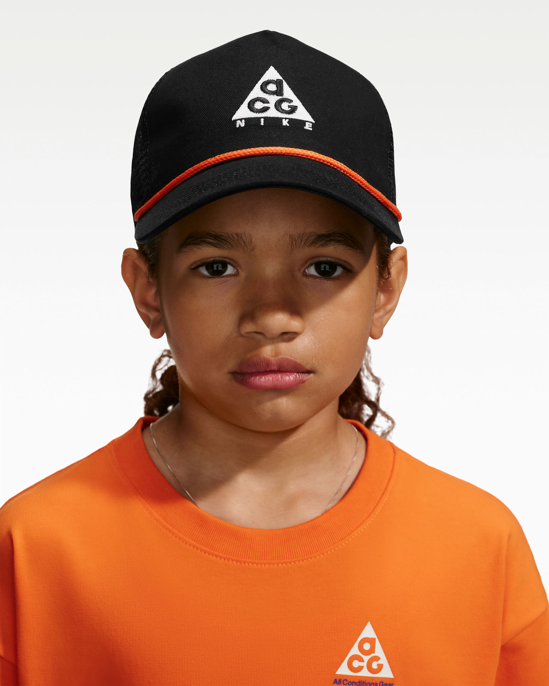 ACG Big Kids' Rise Trucker Hat - Black
