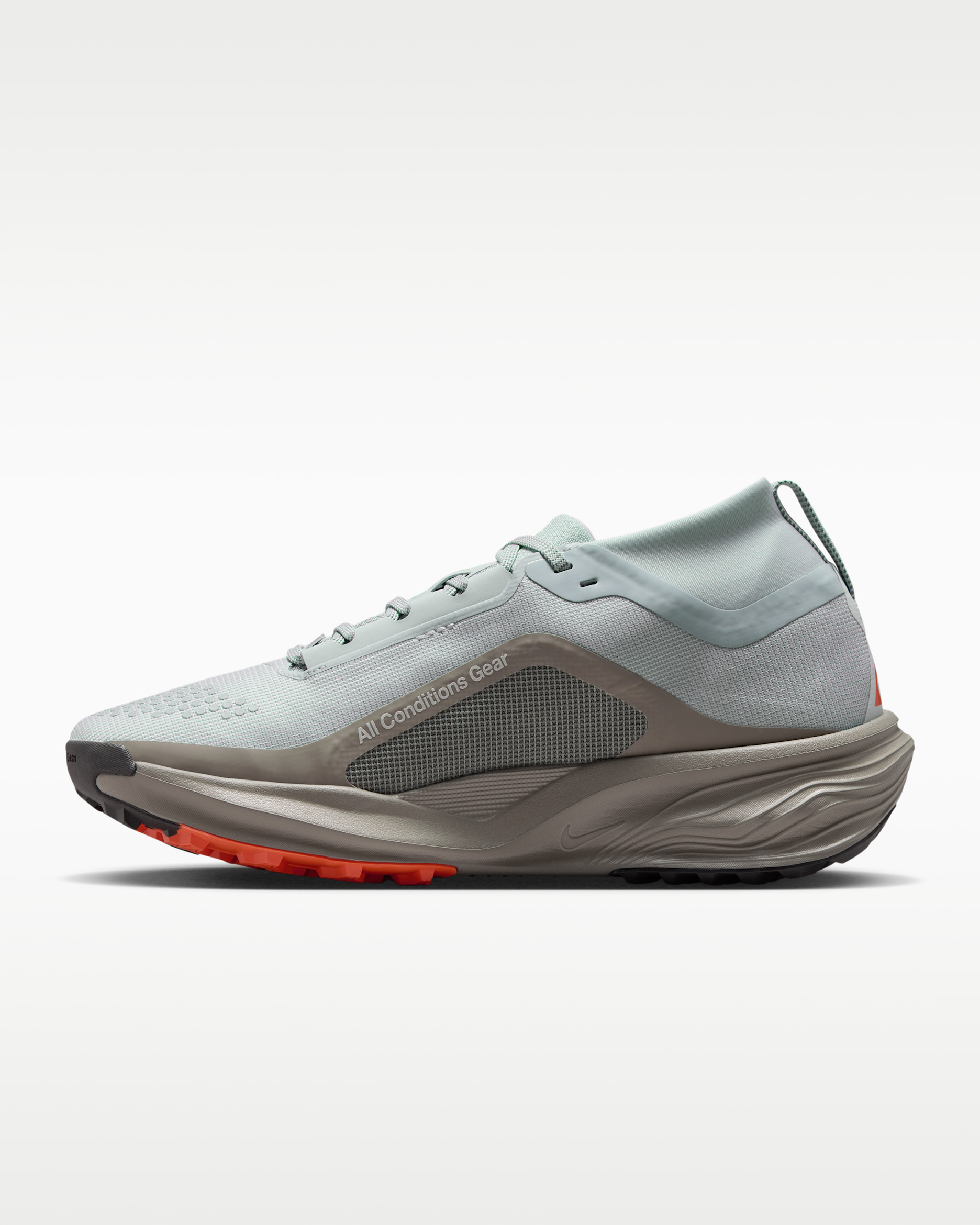ACG Pegasus Trail GORE-TEX Women's Waterproof Trail-Running Shoes - Light Silver/Light Army/Safety Orange/Light Silver