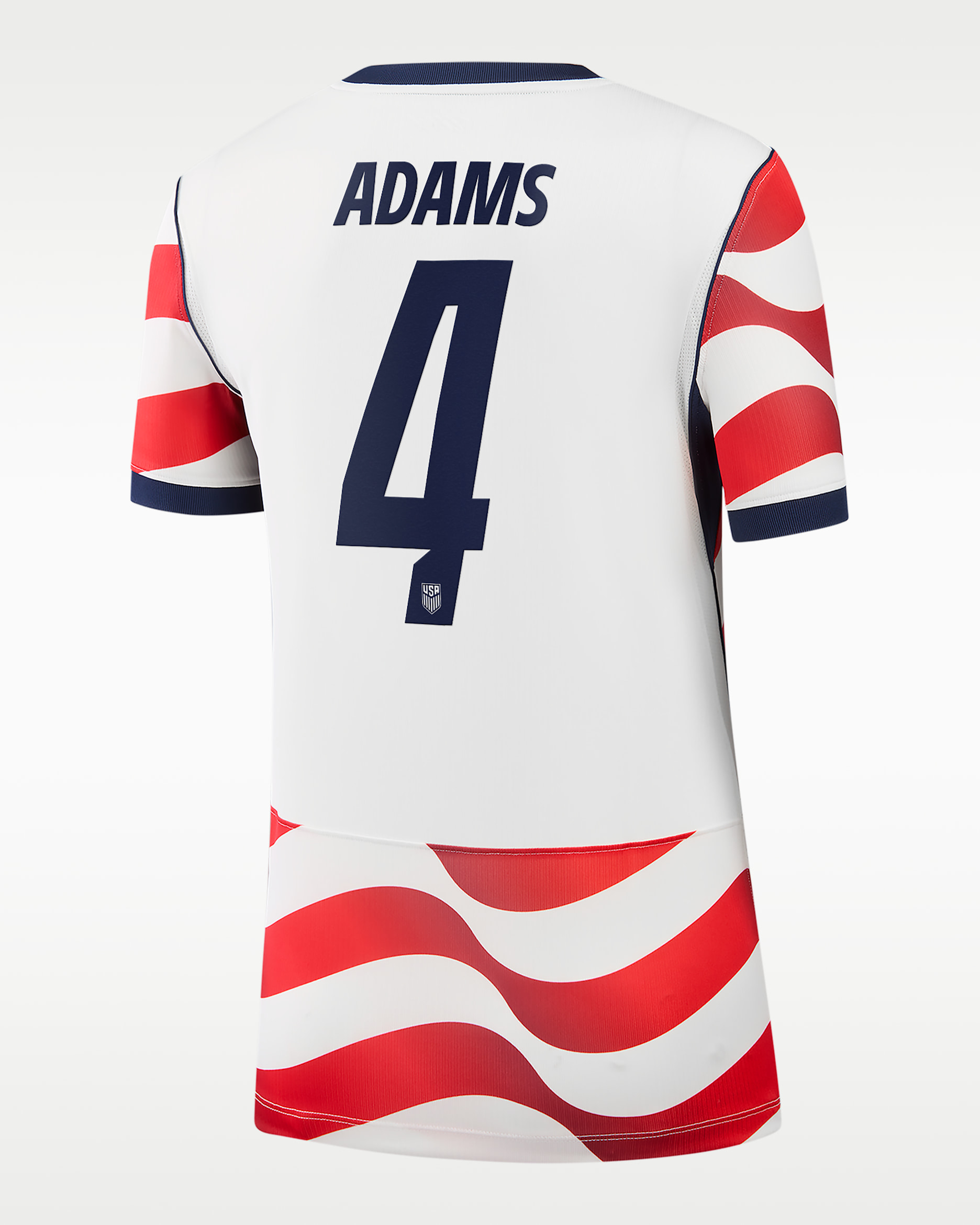 Tyler Adams USMNT 2026 Stadium Home Women's Nike Dri-FIT Soccer Jersey - White
