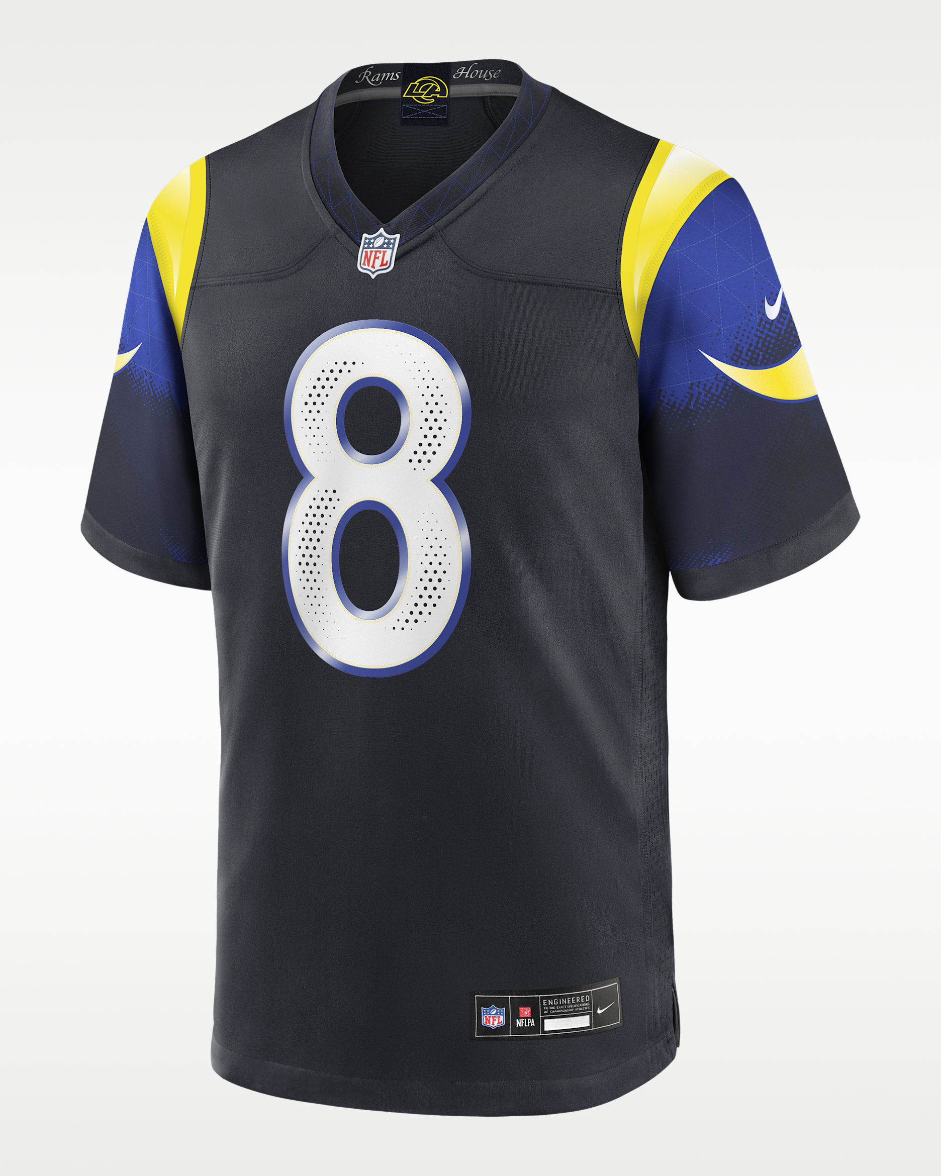 Jared Verse Los Angeles Rams Rivalries Collection Men’s Nike NFL Game Jersey - Navy