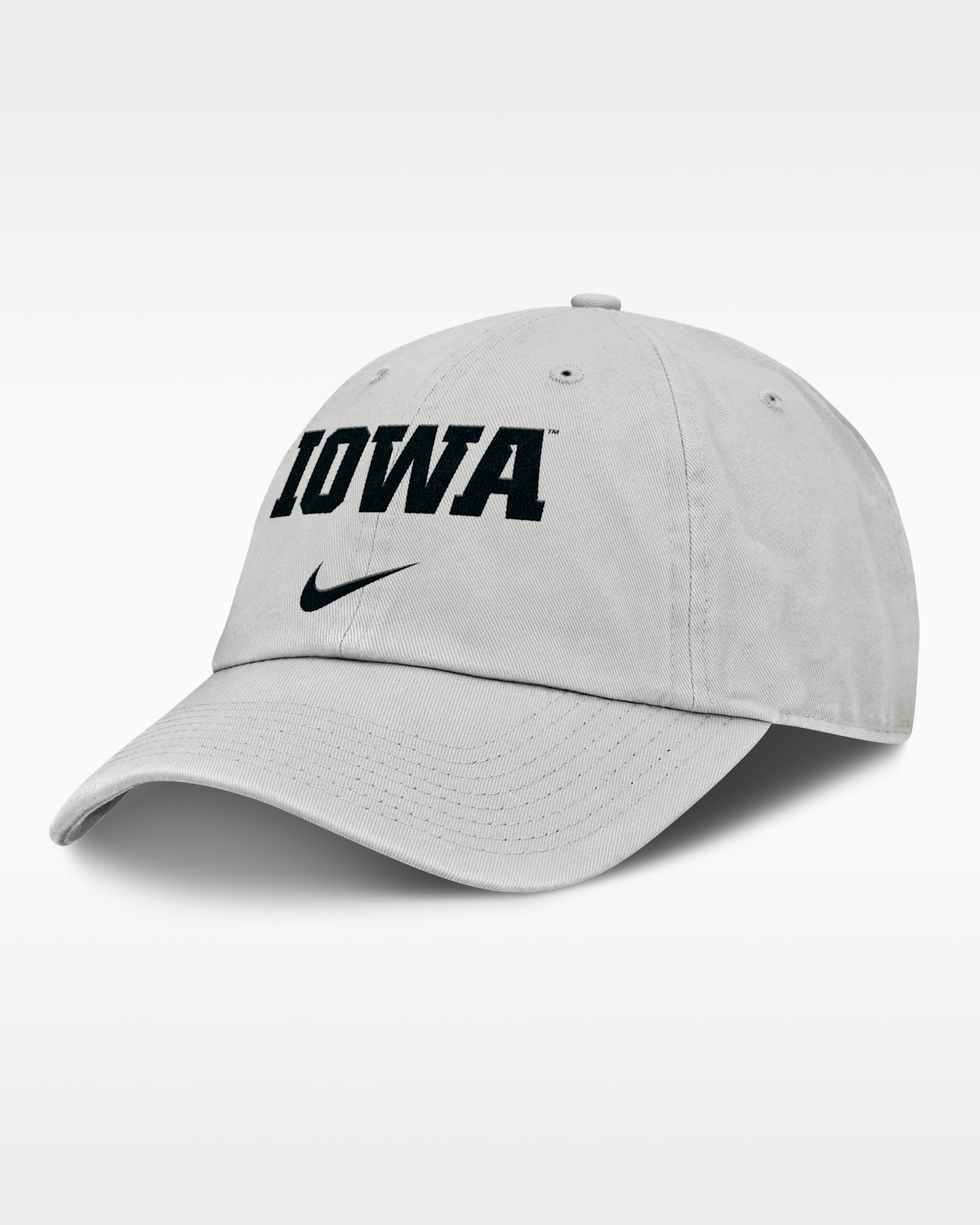 Iowa Off-Field Club Gameday Men's Nike College Adjustable Hat - Grey