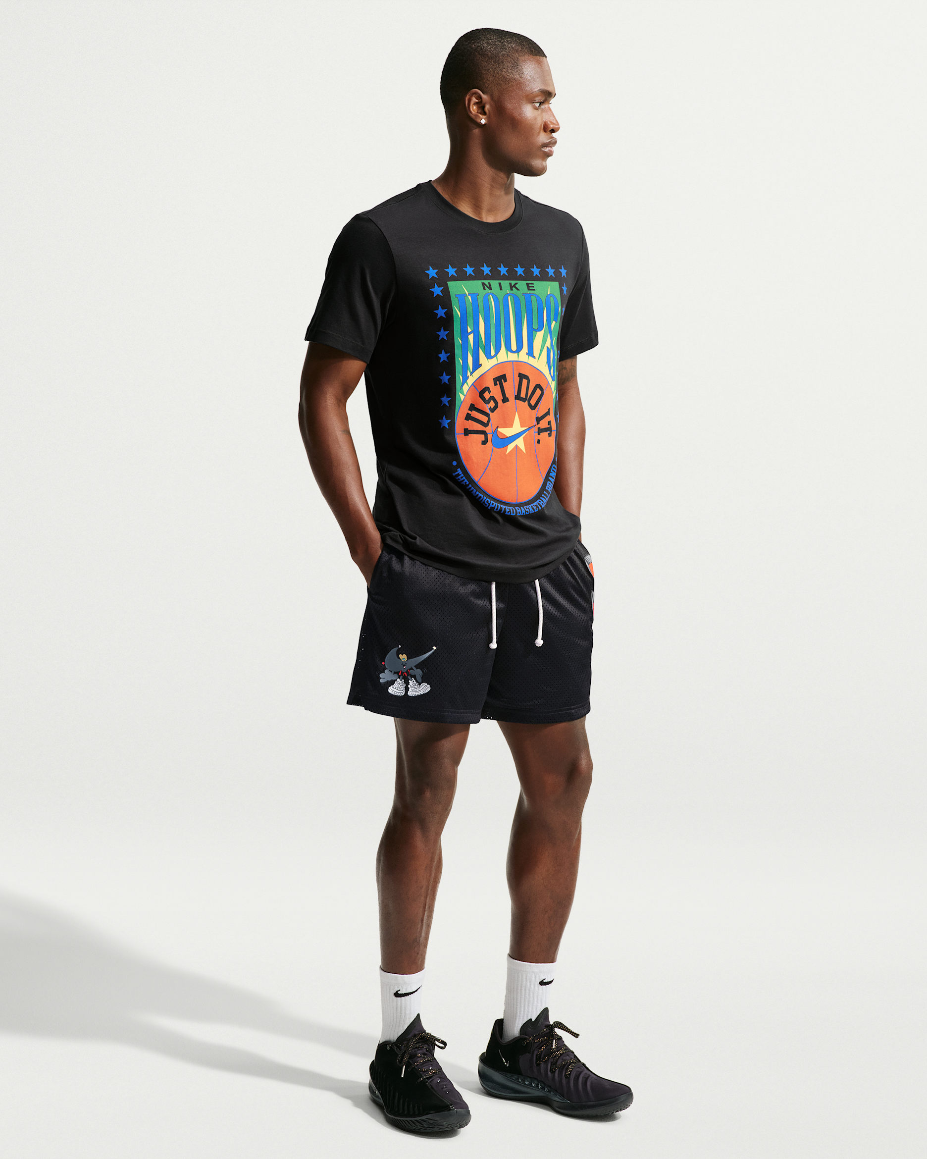 Nike Standard Issue Men's Dri-FIT 5" Practice Mesh Basketball Shorts - Black