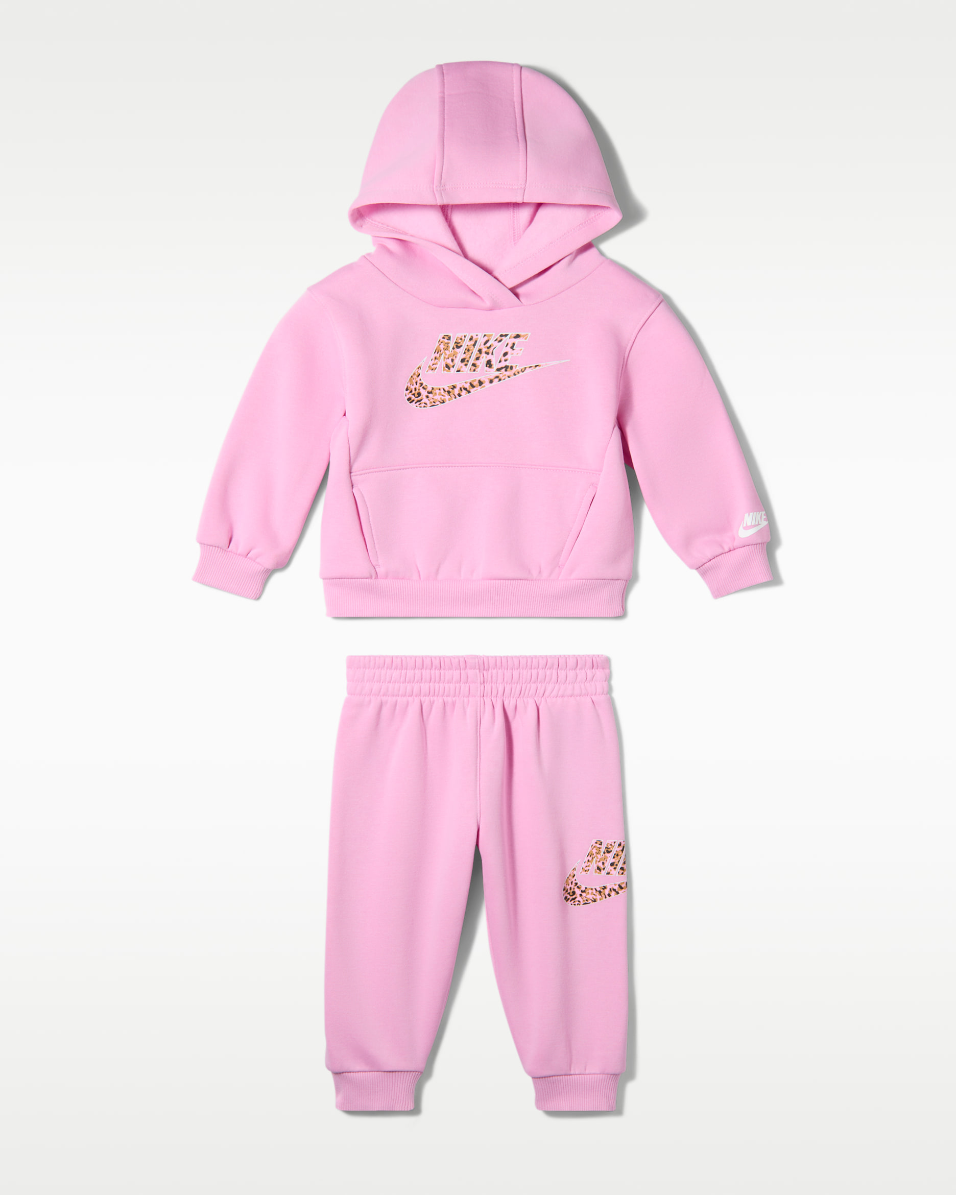 Nike Baby (12–24M) Pullover Hoodie and Joggers Set - Pink Rise