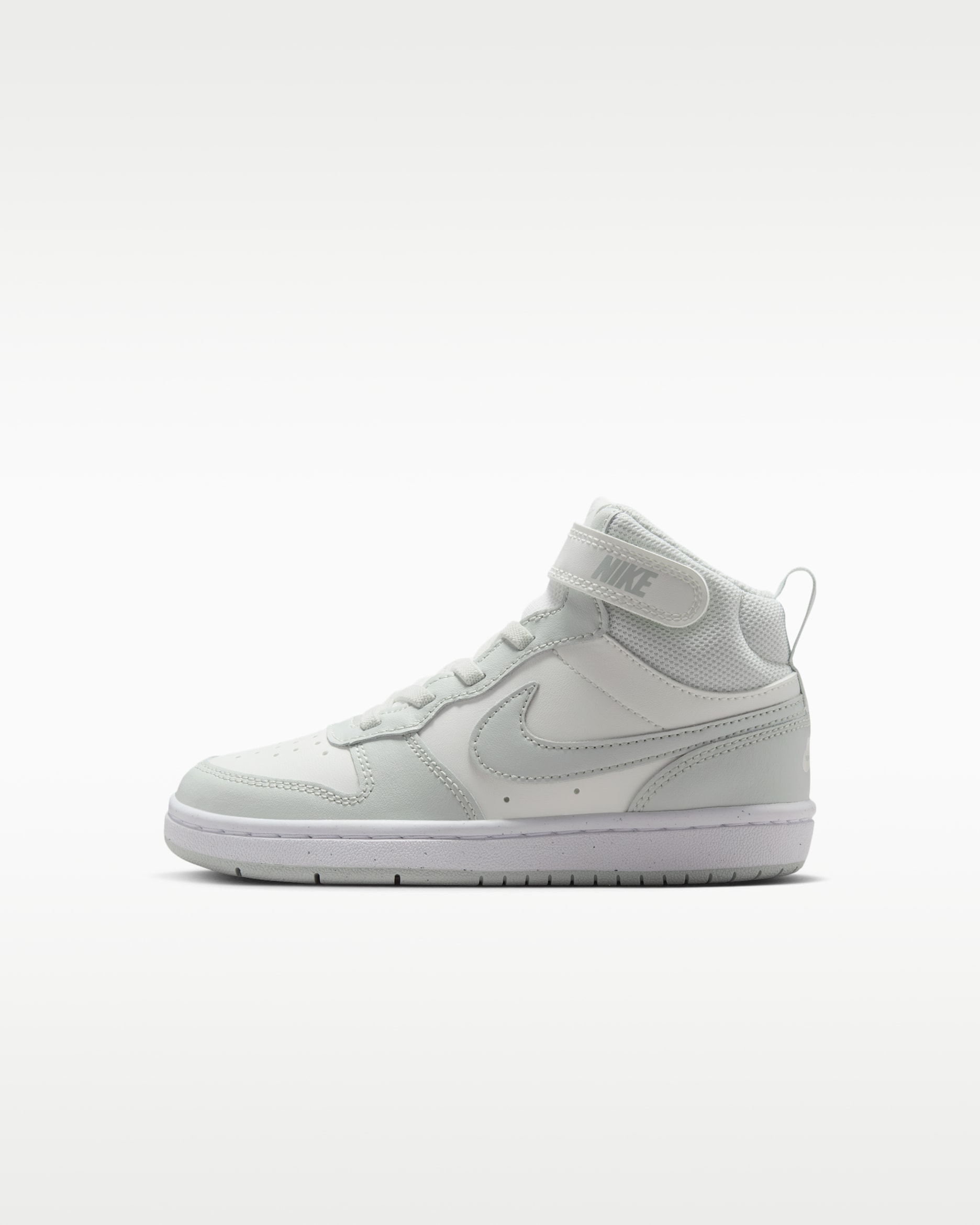 Tenis para niños de preescolar Nike Court Borough Mid 2 - Vela/Blanco/Plata claro