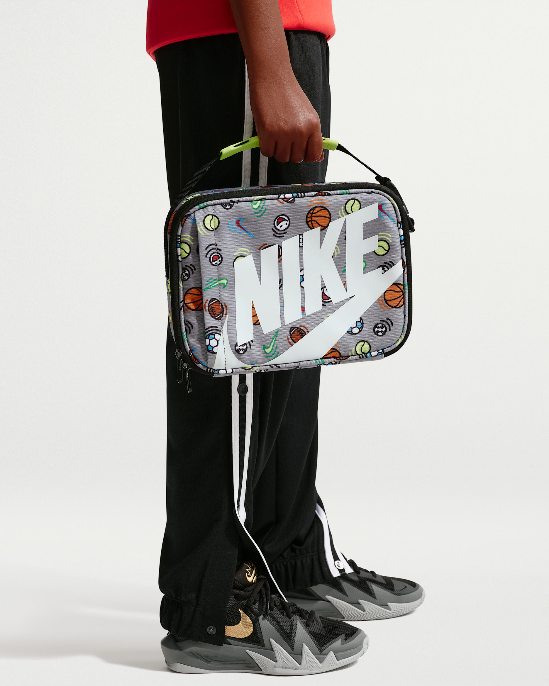 Nike Futura Lunchtasche (4 l) - Schwarz/Weiß