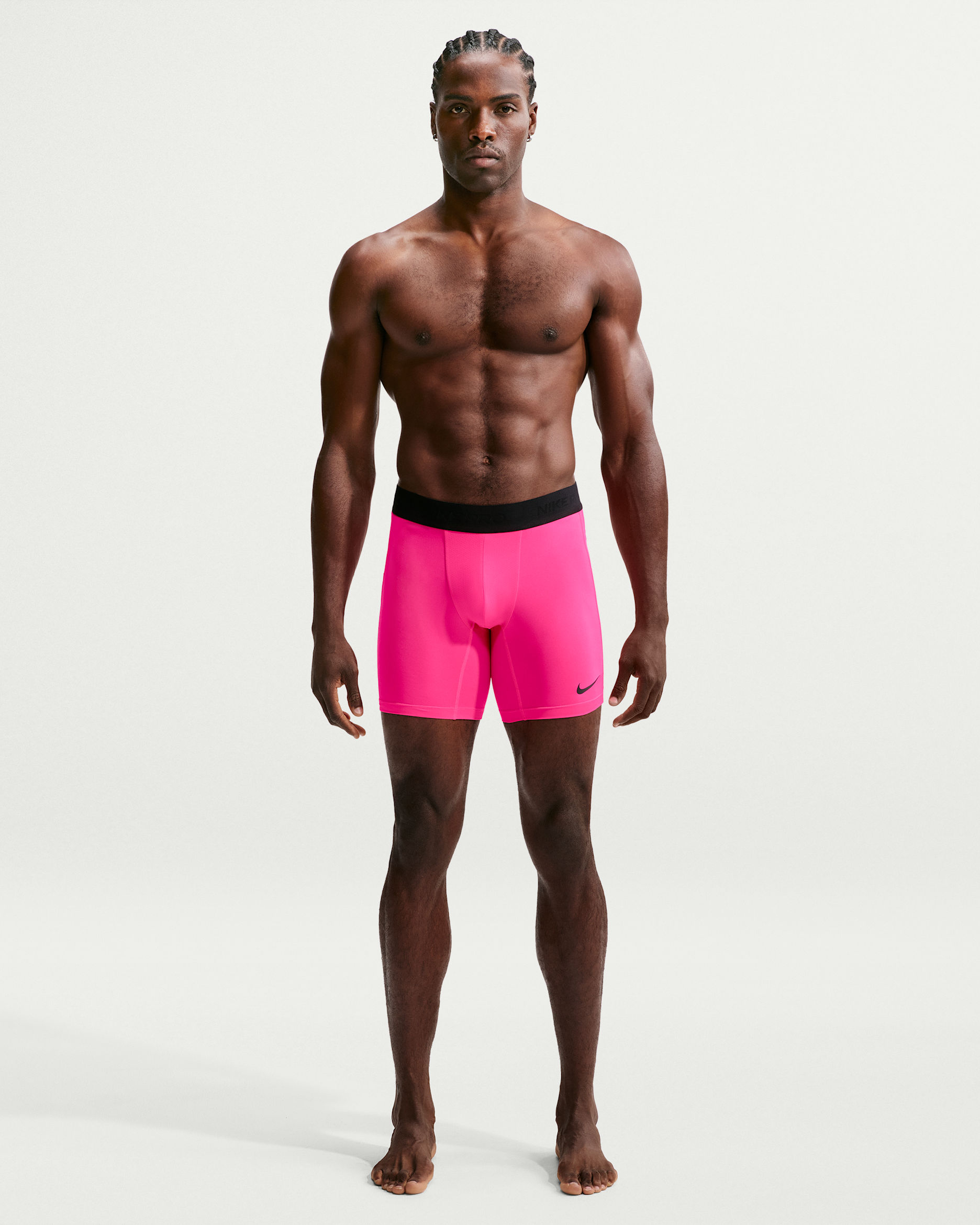Nike Pro Men's Dri-FIT Fitness Shorts - Hyper Pink/Black