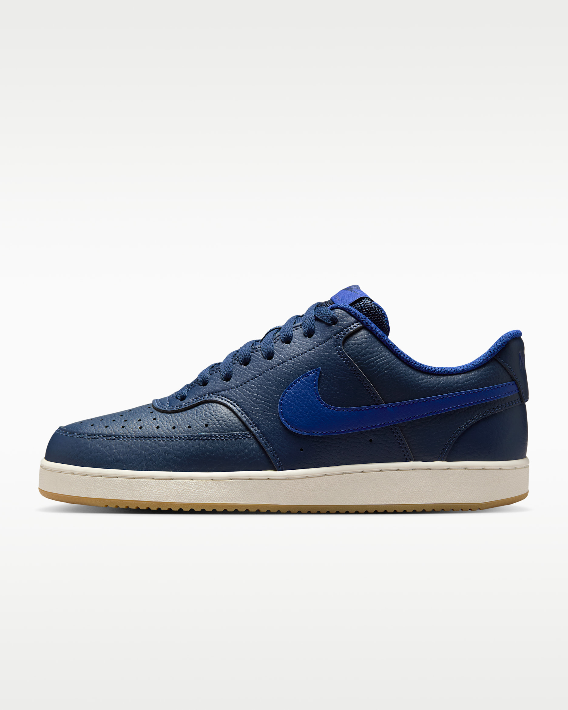 Nike Court Vision Low sko  - Midnight Navy/Sail/Gum Light Brown/Deep Royal Blue