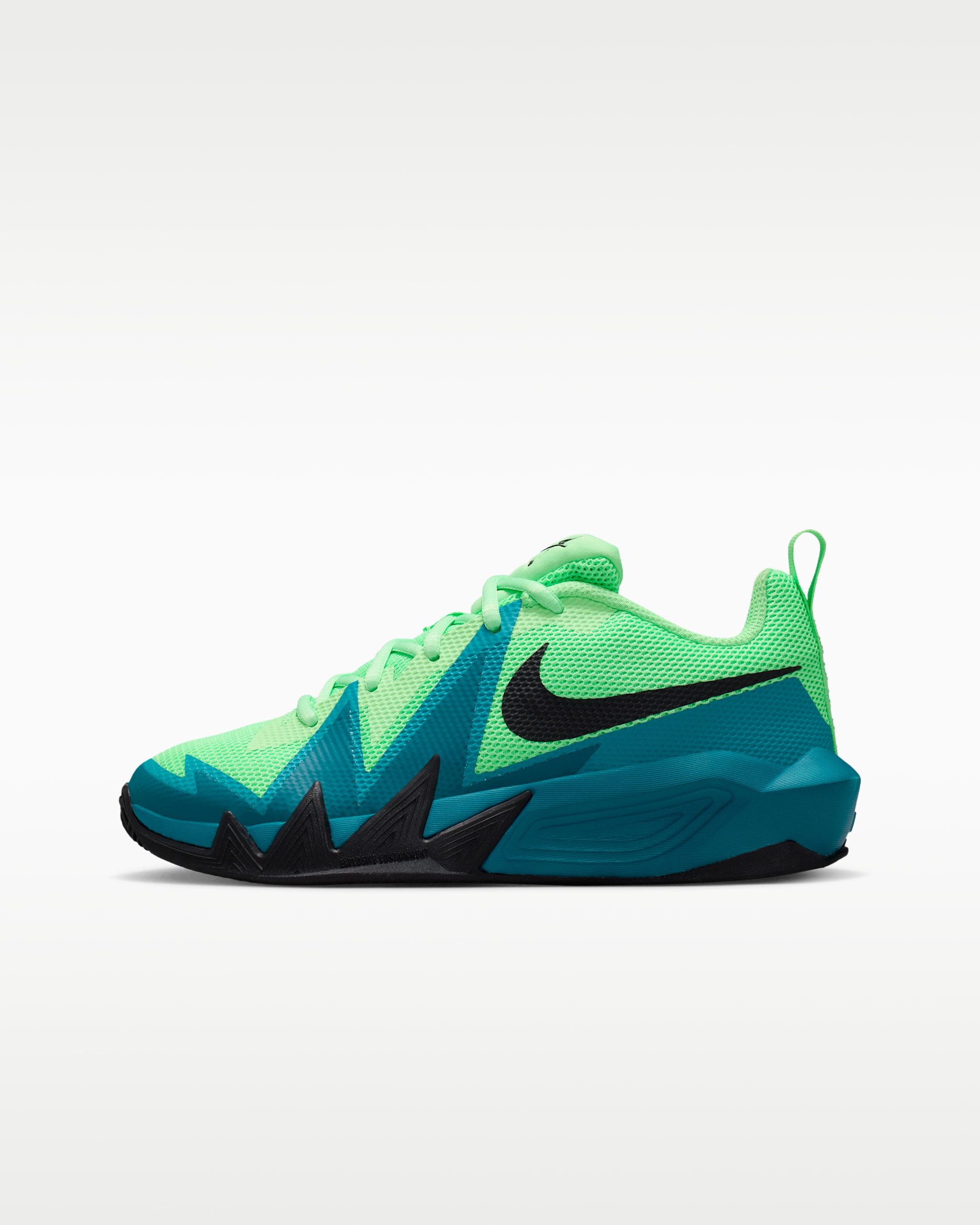 Nike S.T. Dynamite Older Kids' Basketball Shoes - Illusion Green/Bright Spruce/Energy/Black