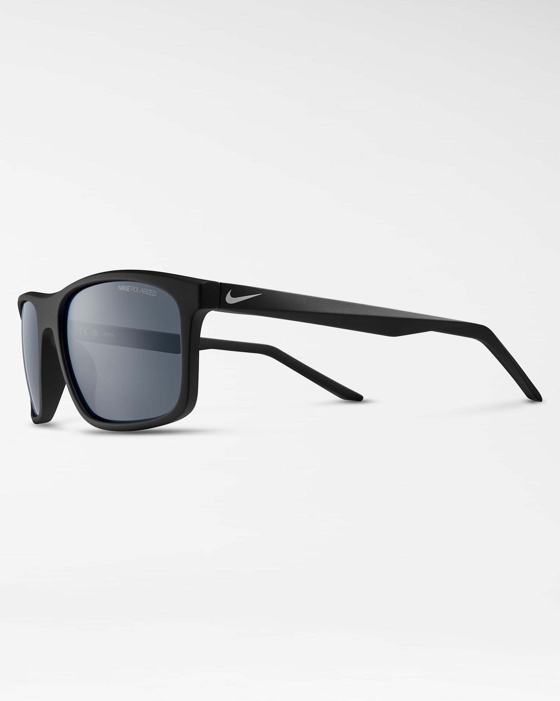 Nike Fire polarisierte Sonnenbrille - Schwarz/Wolf Grey
