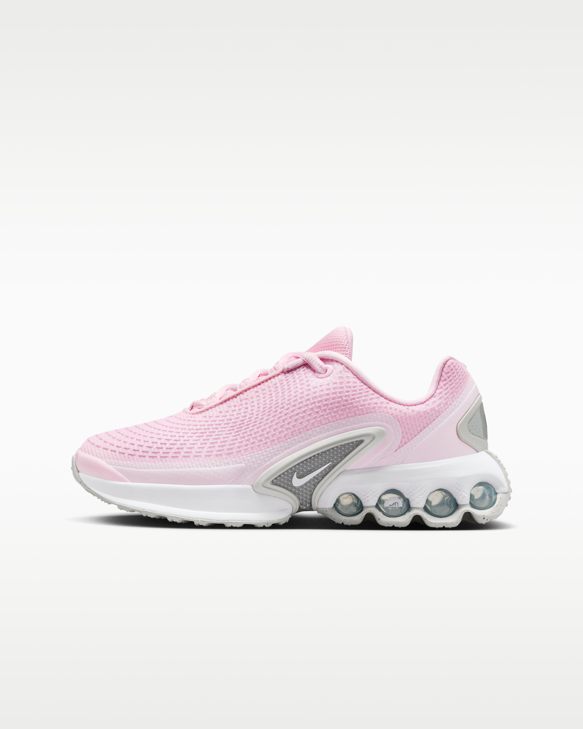 Nike Air Max Dn Big Kids' Shoes - Pink Foam/Pale Pink/White/Metallic Silver