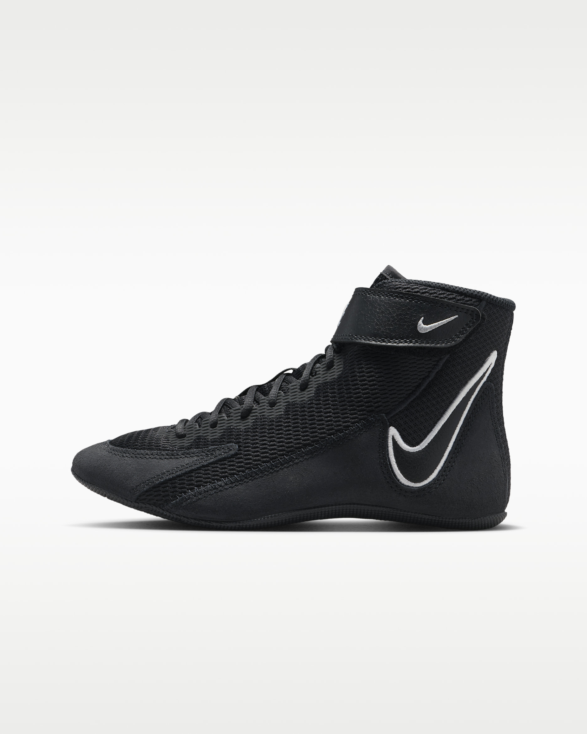 Nike Speedsweep 8 Big Kids' Wrestling Shoes - Black/Black/Wolf Grey/White
