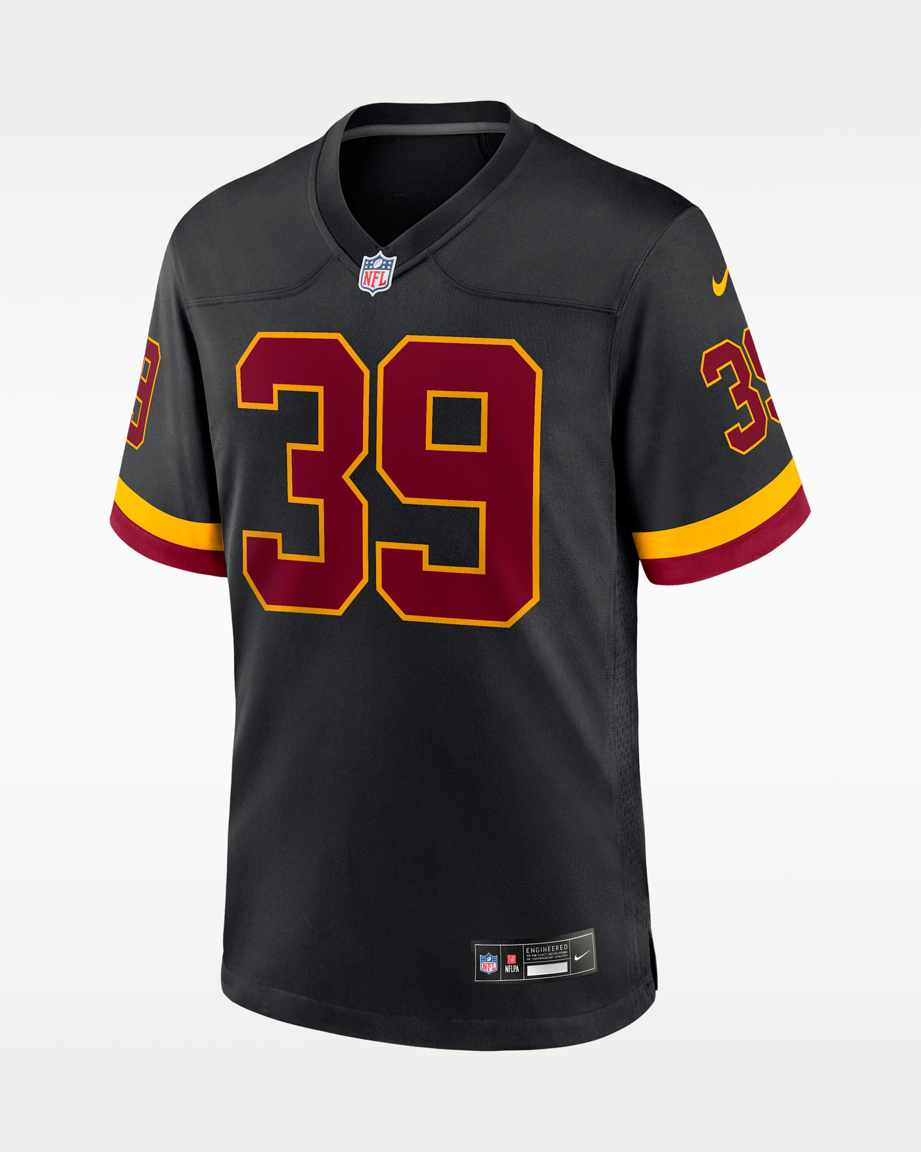Jeremy Reaves Washington Commanders Men's Nike NFL Game Jersey - Black