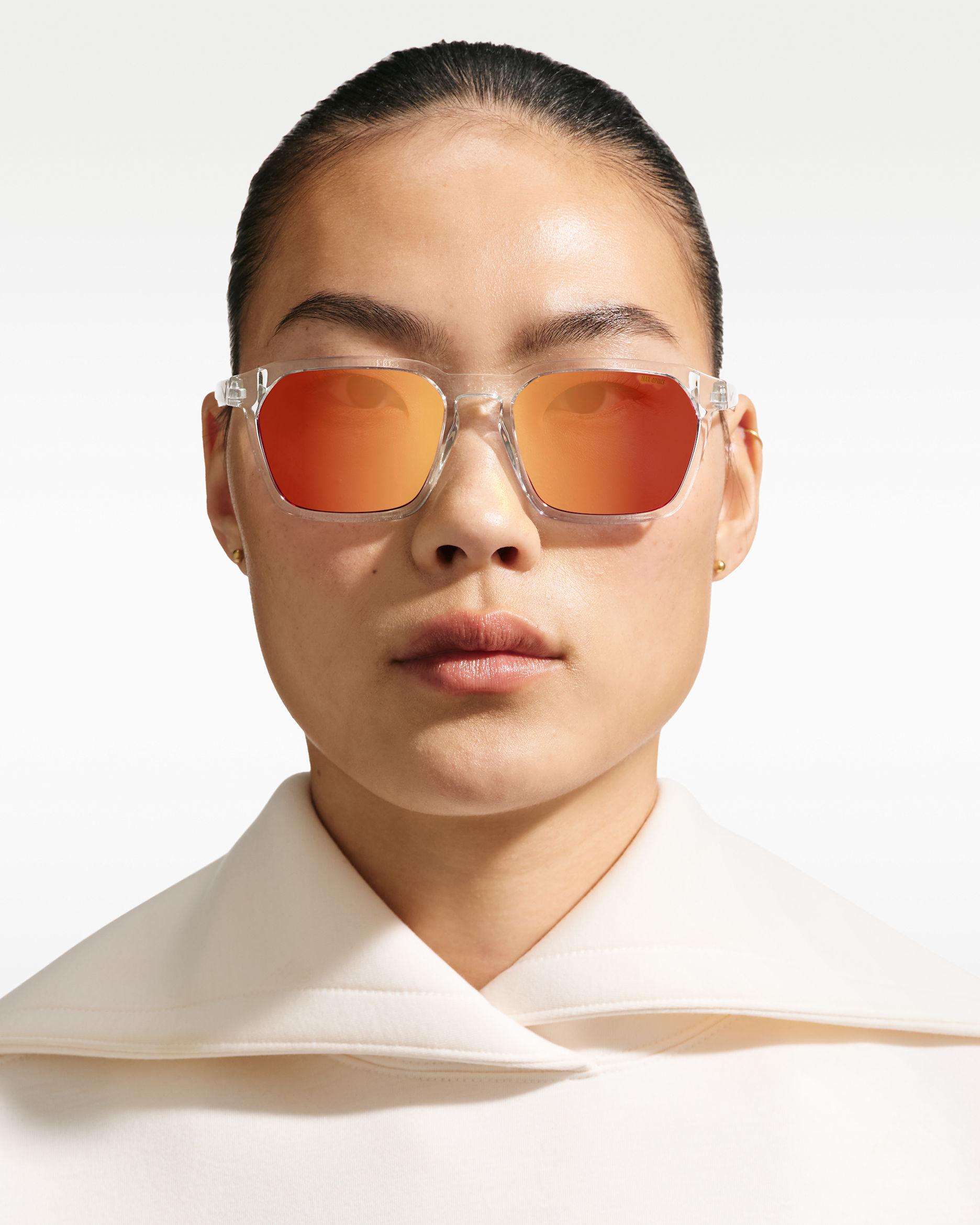 Nike Vital Shift Sunglasses - Clear/Red