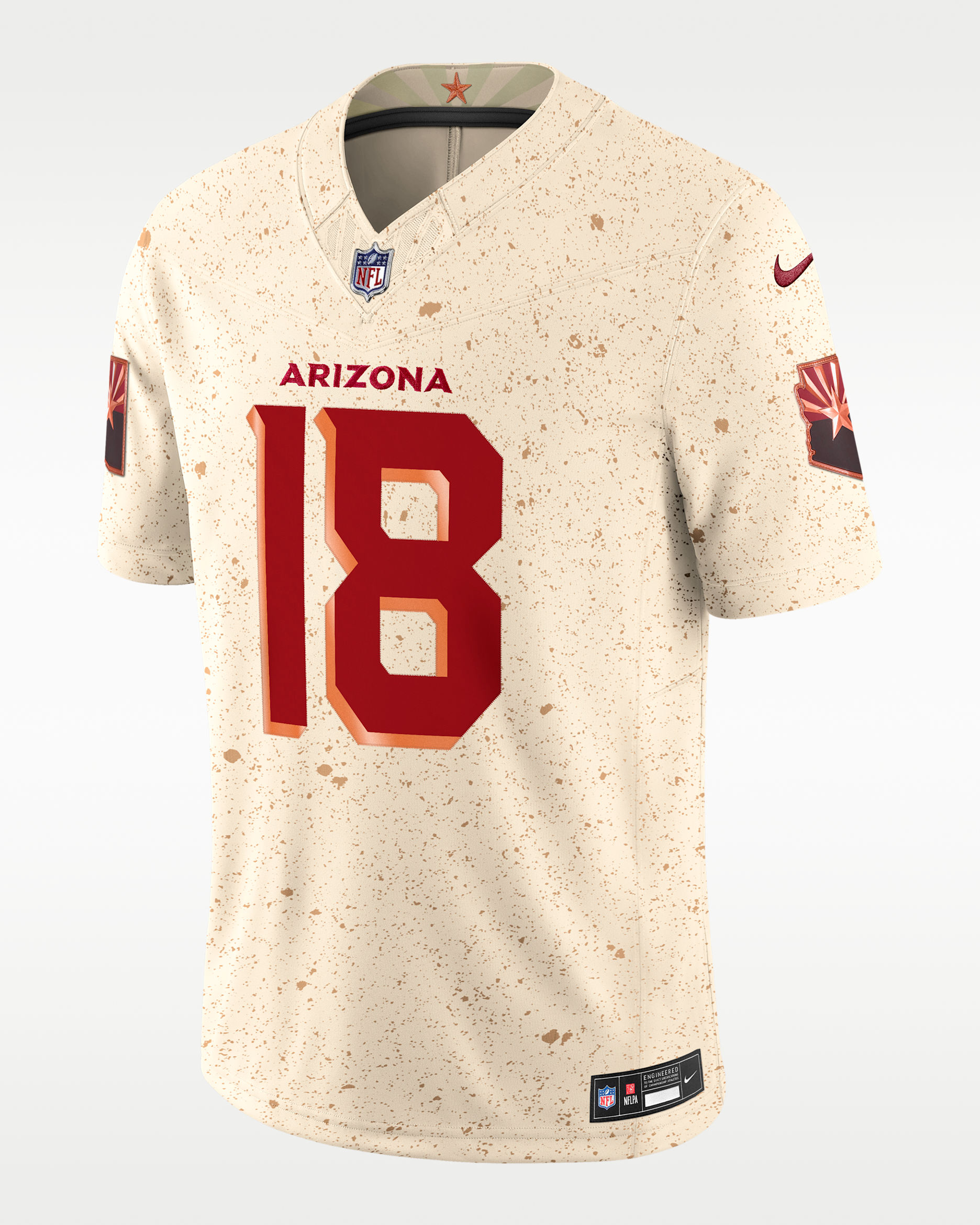 Marvin Harrison Jr. Arizona Cardinals Rivalries Collection Men's Nike Dri-FIT NFL Limited Jersey - Natural