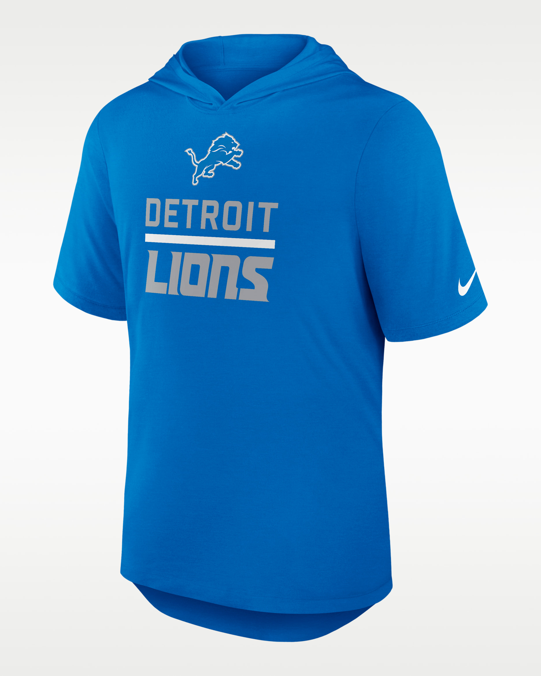 Detroit Lions Men's Nike Dri-FIT NFL Hooded T-Shirt - Blue