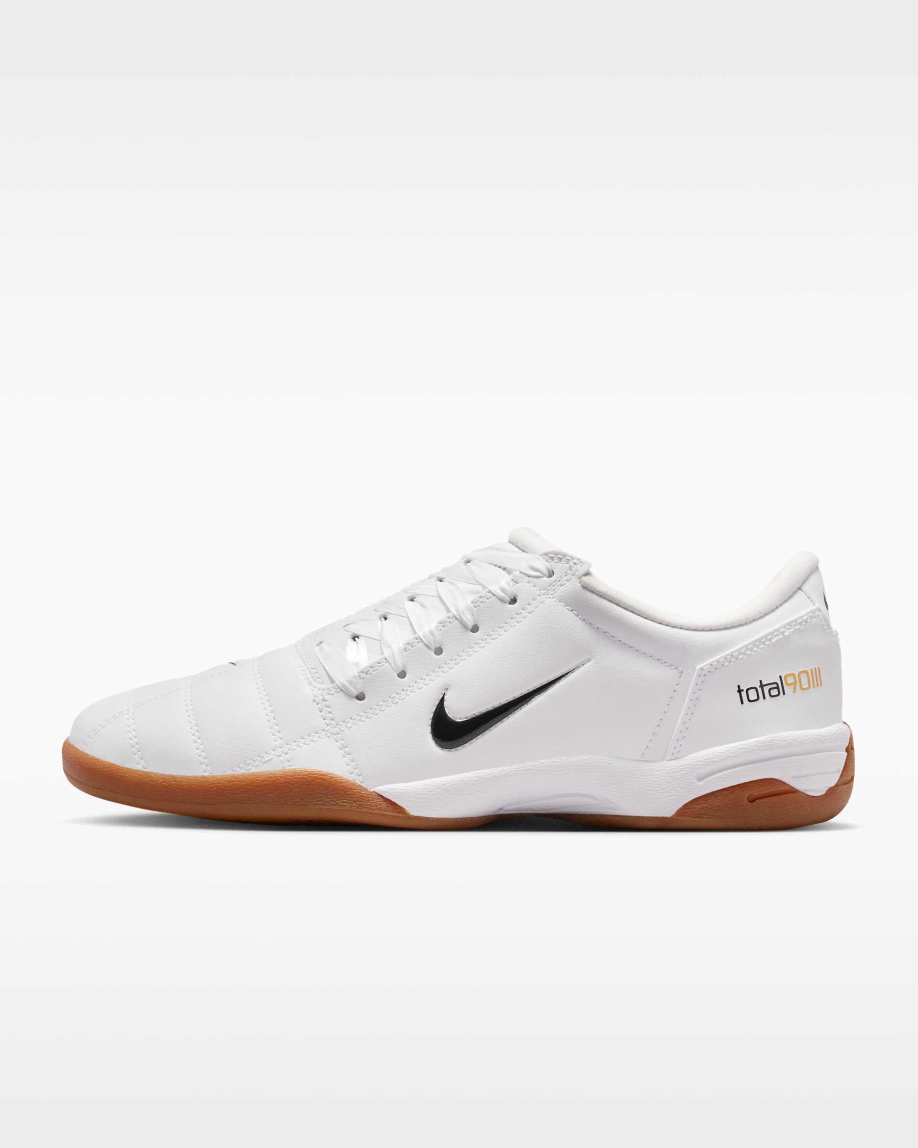 Tenis para mujer Nike Total 90 - Blanco/Marrón medio goma/Oro metalizado/Negro