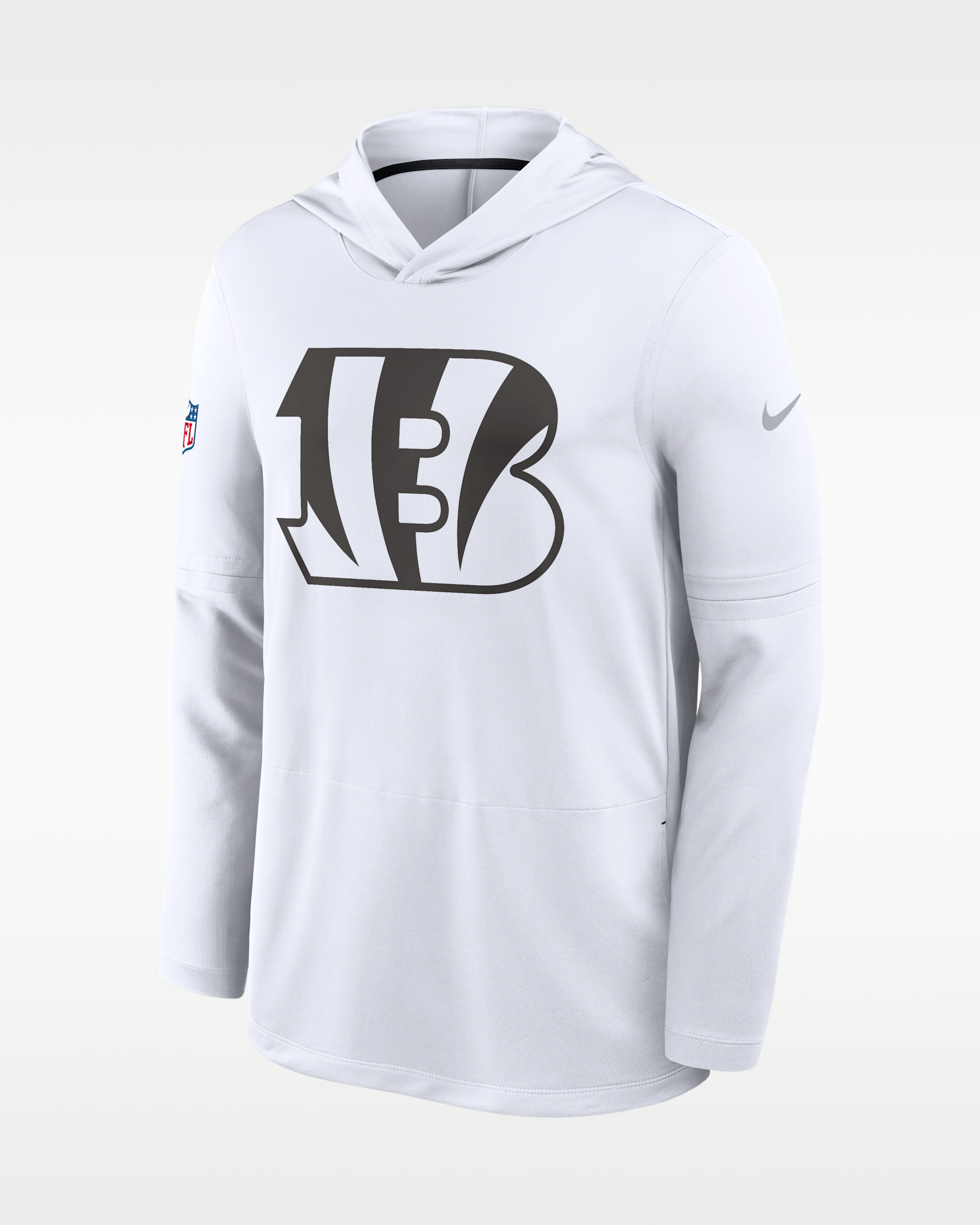 Cincinnati Bengals Alt Men's Nike Dri-FIT NFL Long-Sleeve Hooded Top - White