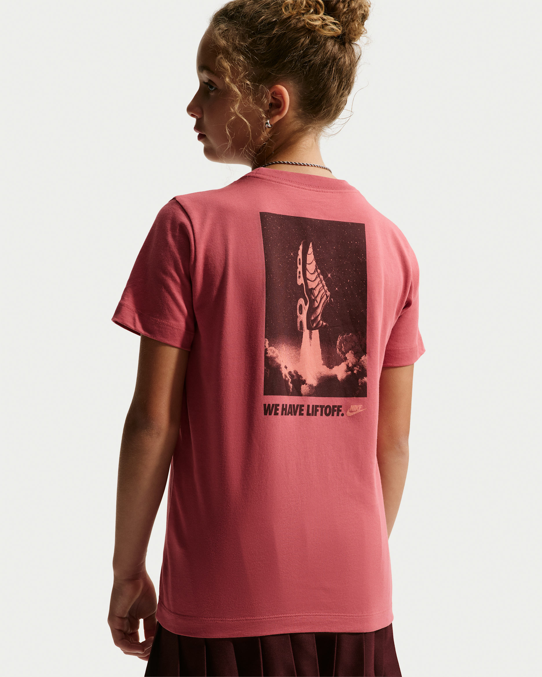 ナイキ スポーツウェア ジュニア Tシャツ - ライトレッドウッド