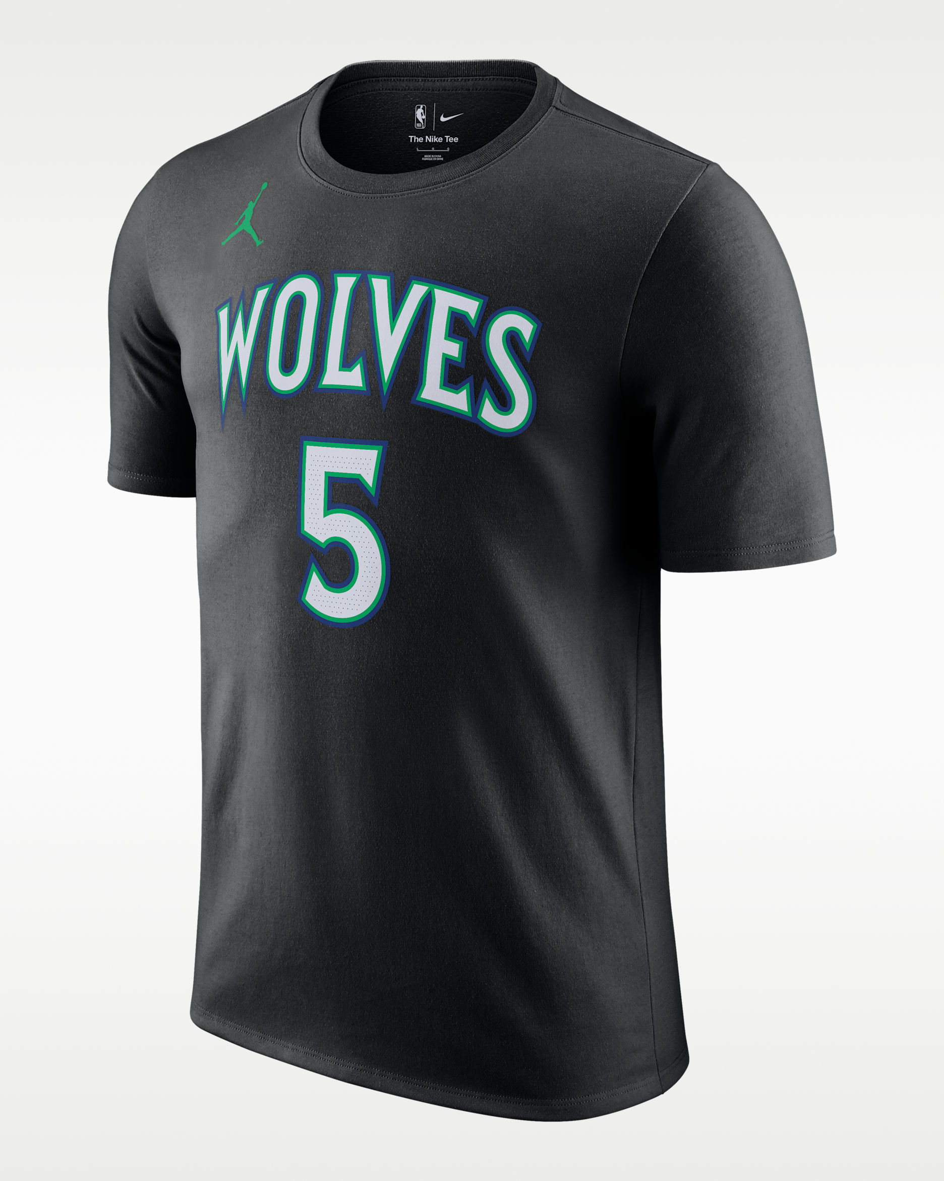 Playera de la NBA para hombre Minnesota Timberwolves Essential Statement - Negro
