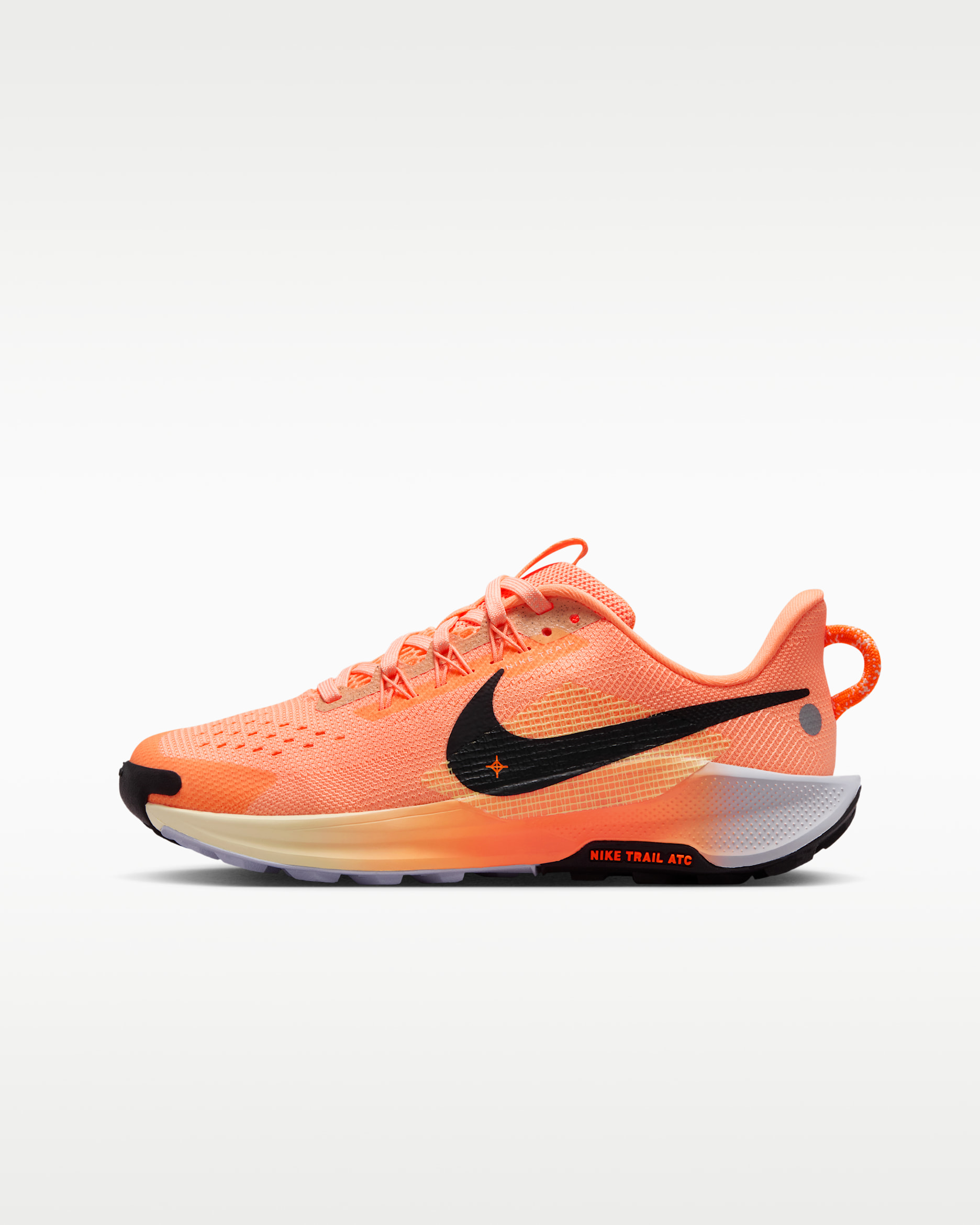 Nike Pegasus Trail 5 Big Kids' Trail Running Shoes - Orange Pulse/Ghost/Alabaster/Black