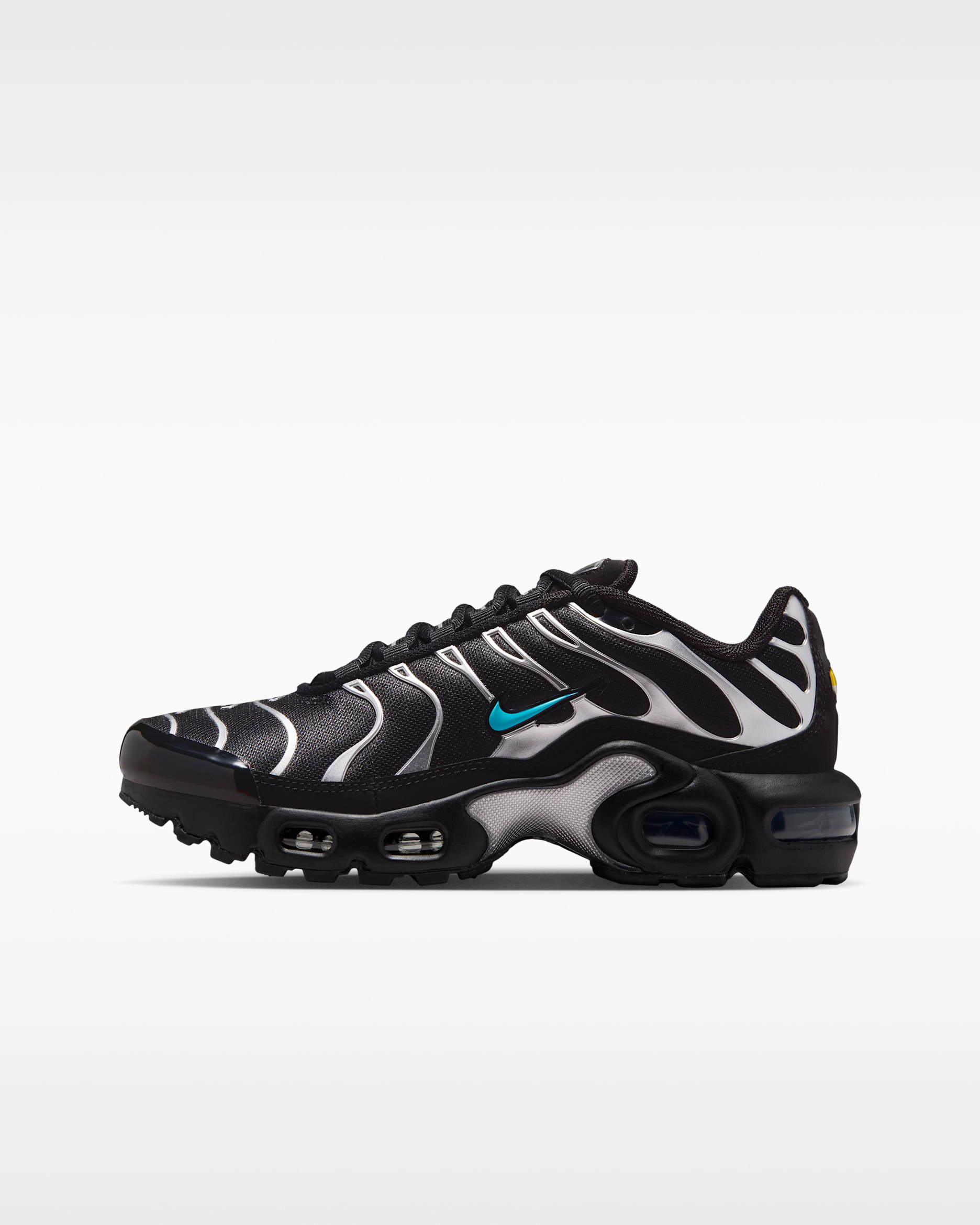 Nike Air Max Plus SE Older Kids' Shoes - Black/Chrome/Gamma Blue