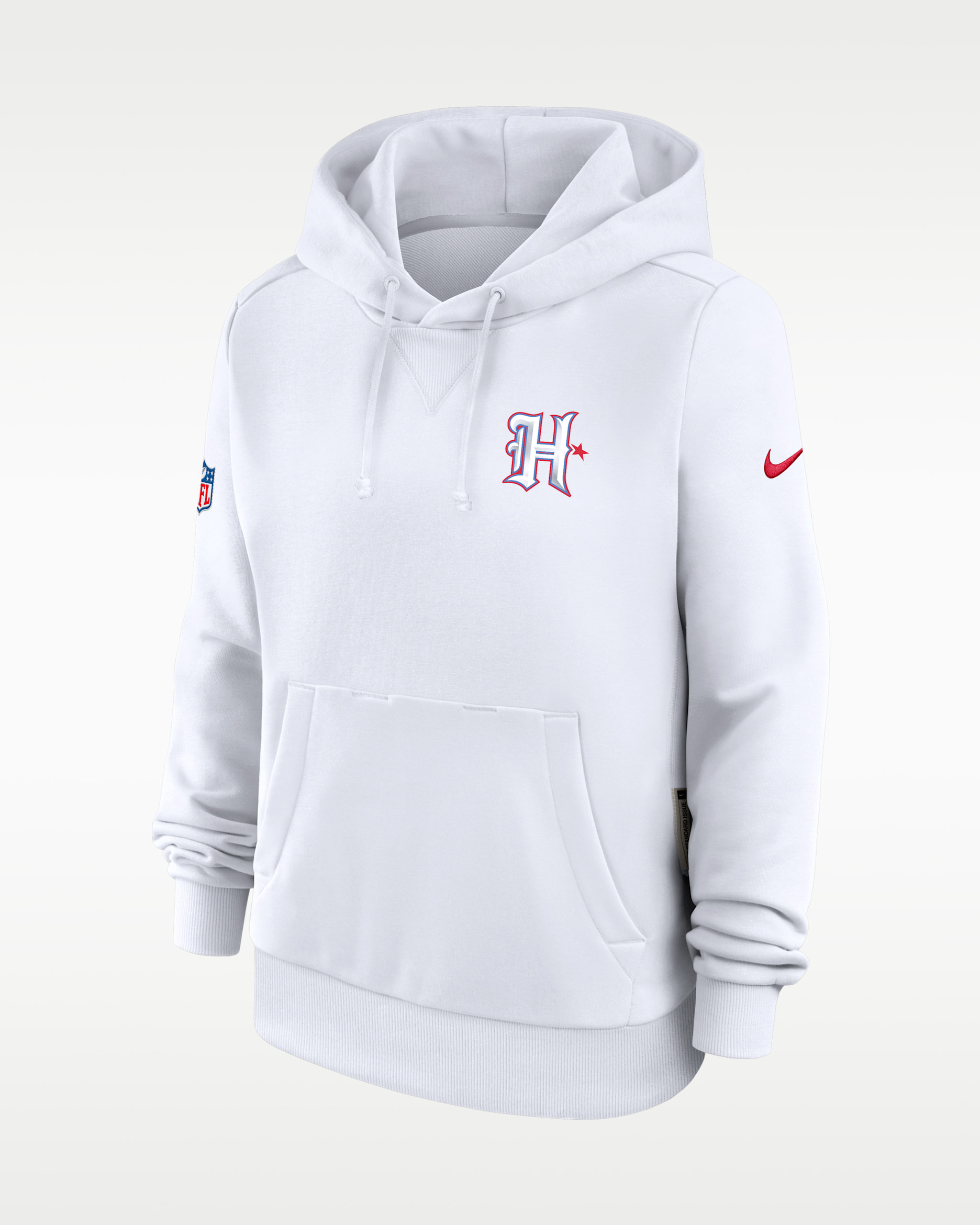 Houston Texans Rivalries Collection Sideline Women's Nike Dri-FIT NFL Pullover Hoodie - White