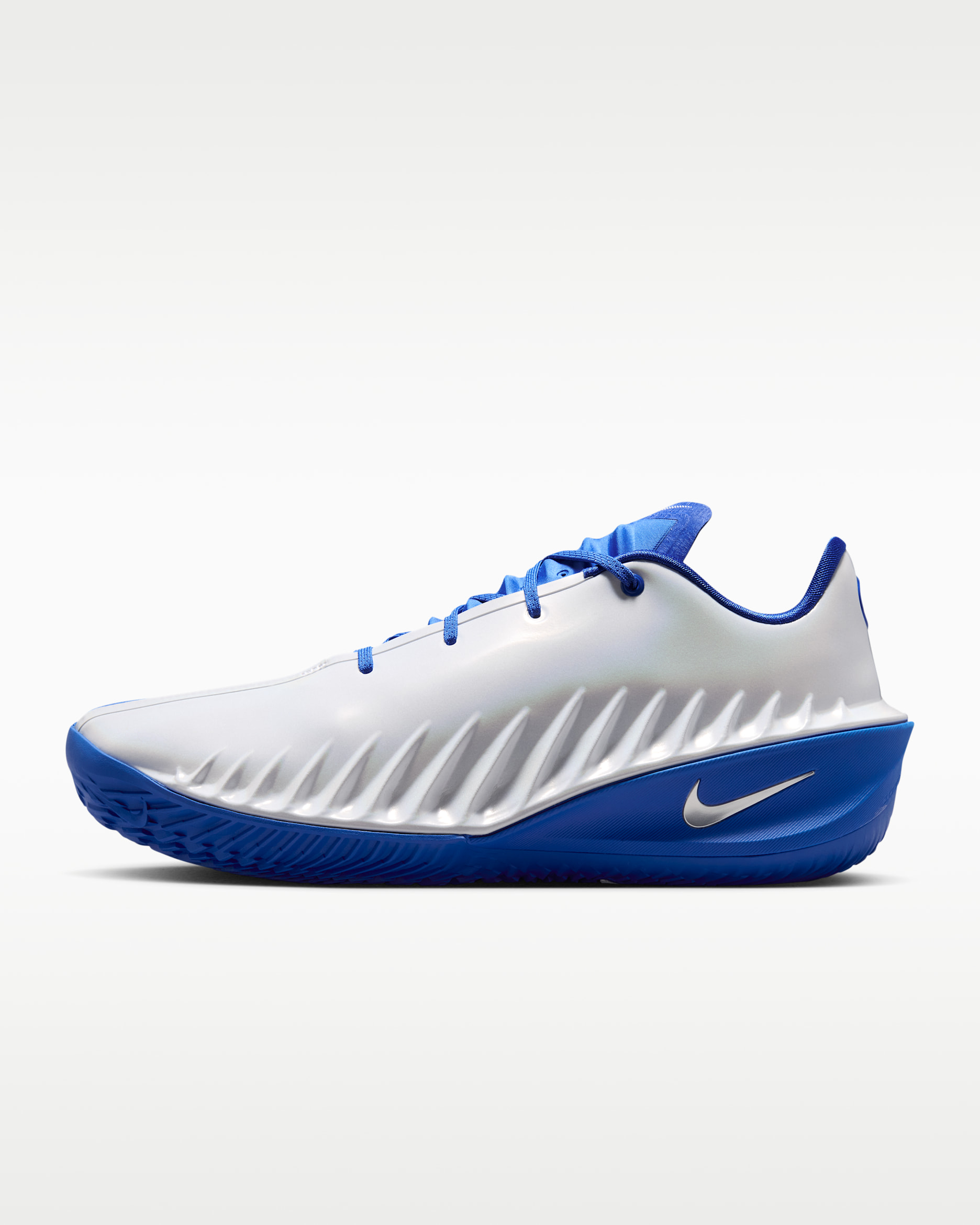 Tenis de básquetbol Nike G.T. Cut 4 - Blanco/Royal juego/Plata metalizado