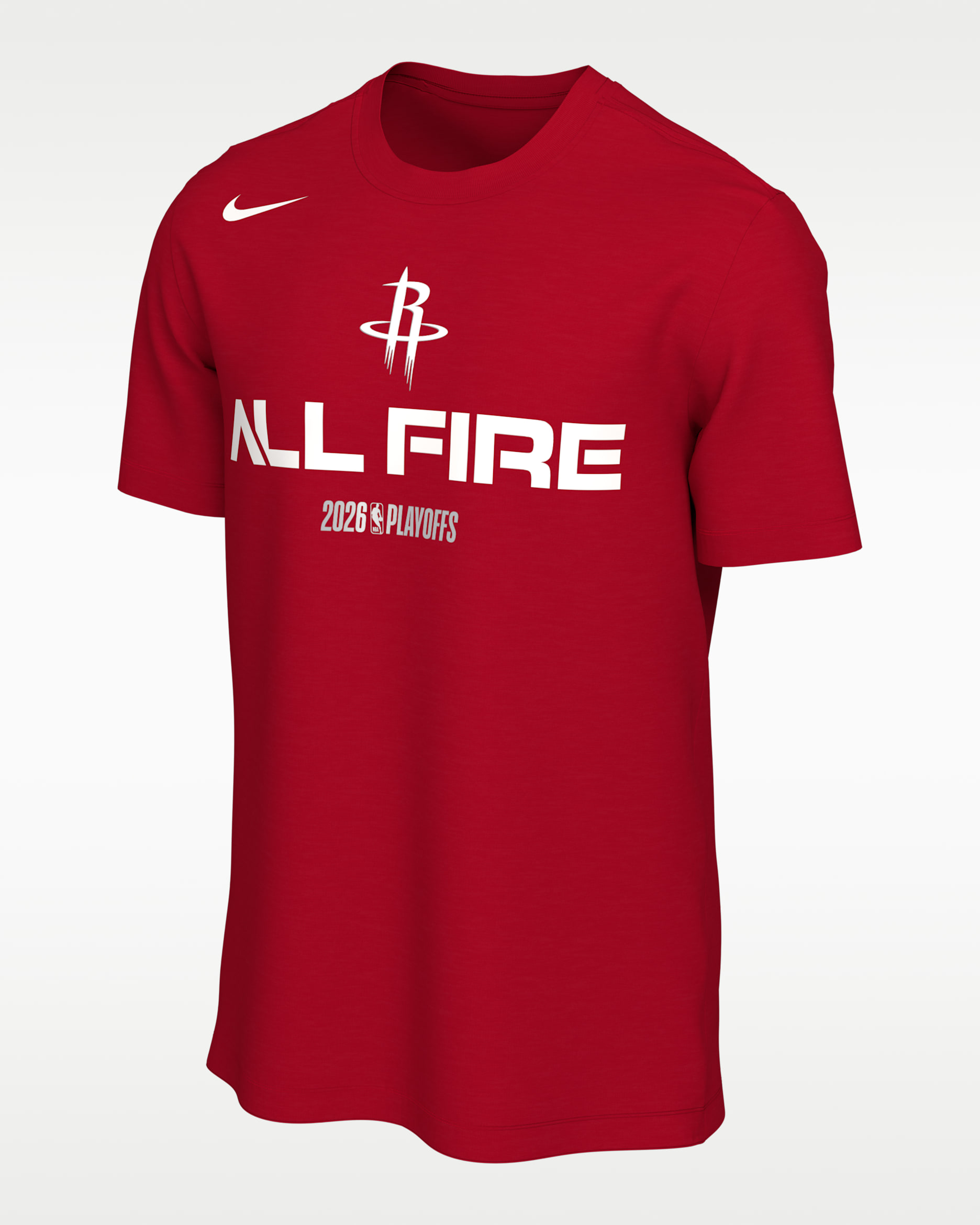 Playera de básquetbol Nike para hombre Houston Rockets - Rojo universitario