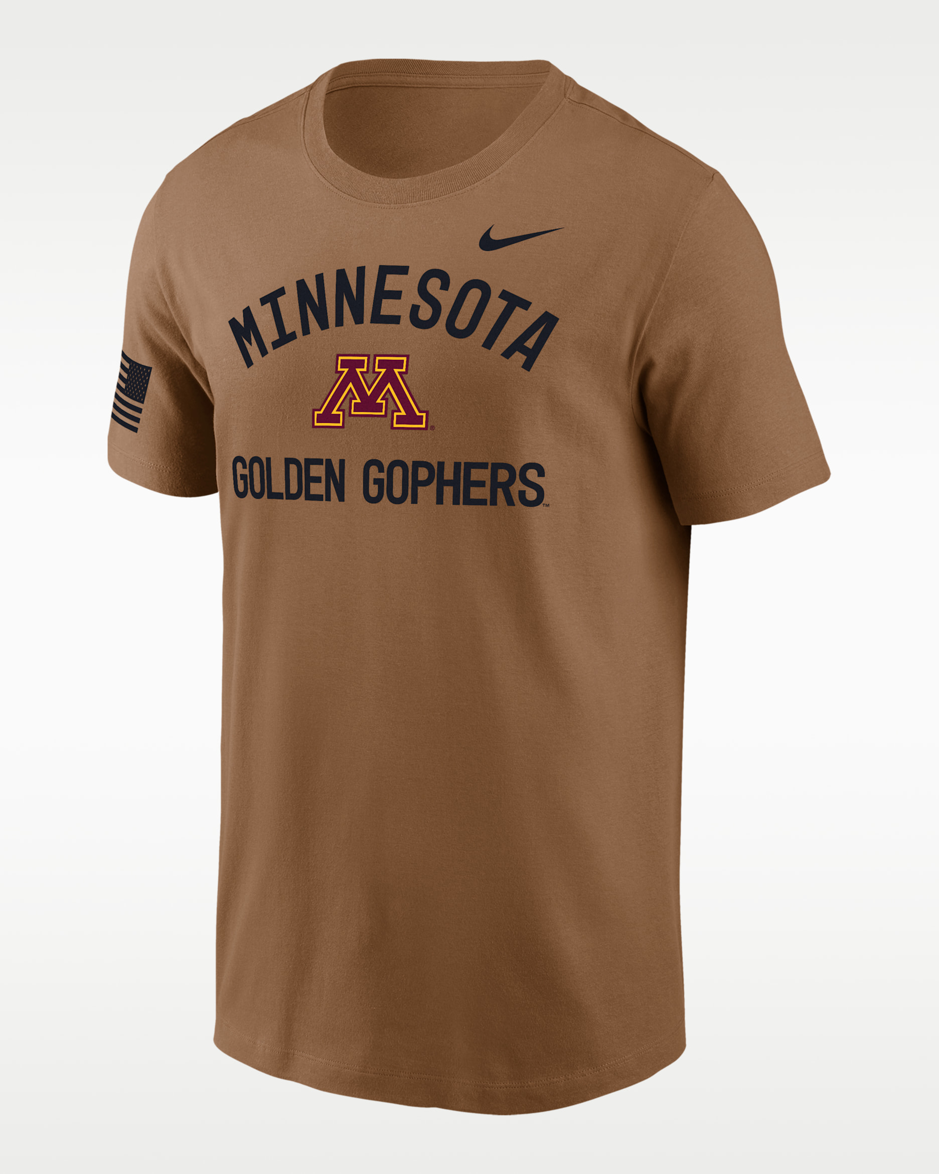 Minnesota Golden Gophers Men's Nike Dri-FIT College T-Shirt - Brown
