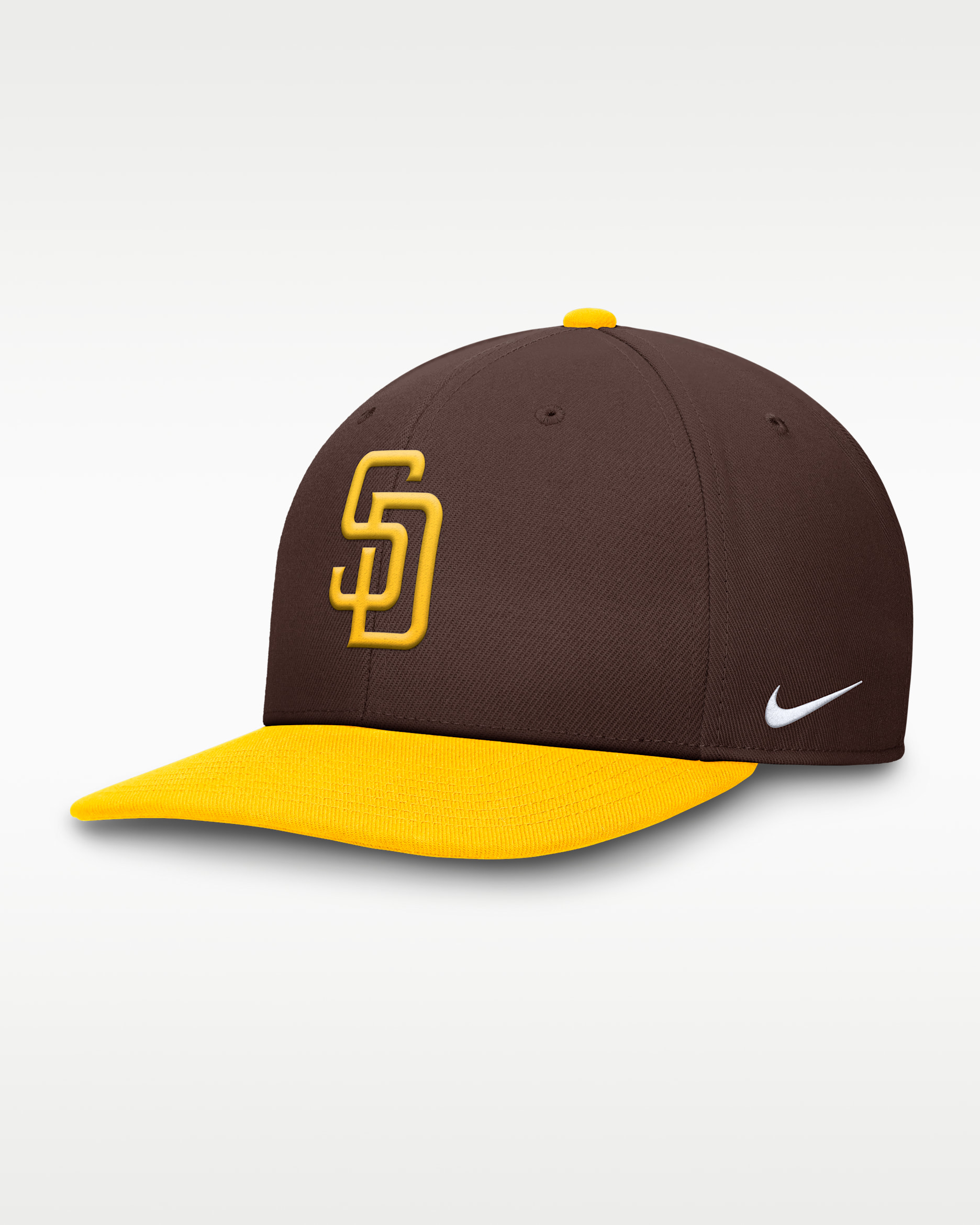 Gorra Nike Dri-FIT de la MLB ajustable para hombre San Diego Padres Pro - Ceniza oscuro