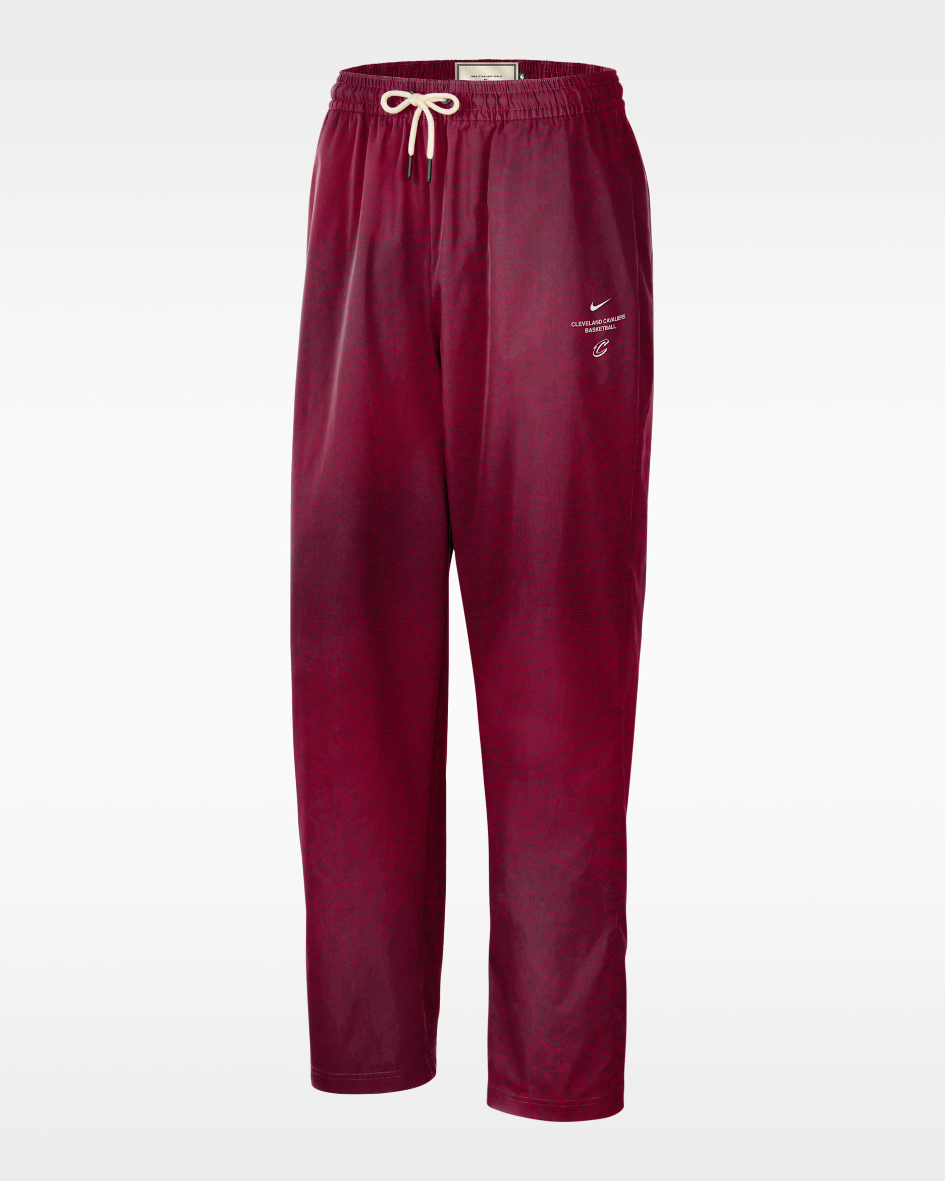 Cleveland Cavaliers Nike Standard Issue Men's Woven Basketball Pants - Team Red/Club Gold/White/White