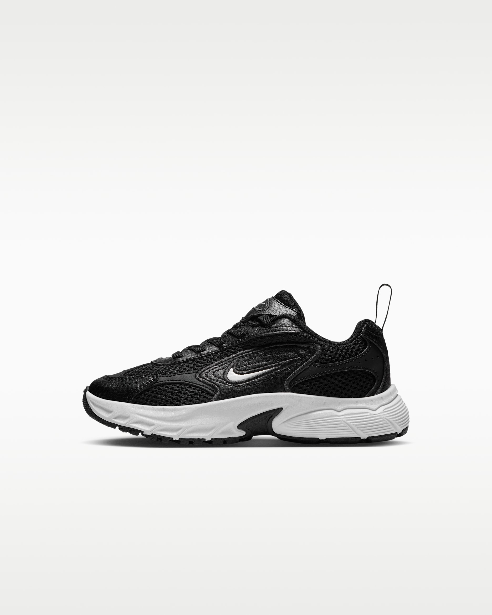 Nike Stratos Shift 2000 Younger Kids' Shoes - Black/Dark Smoke Grey/White