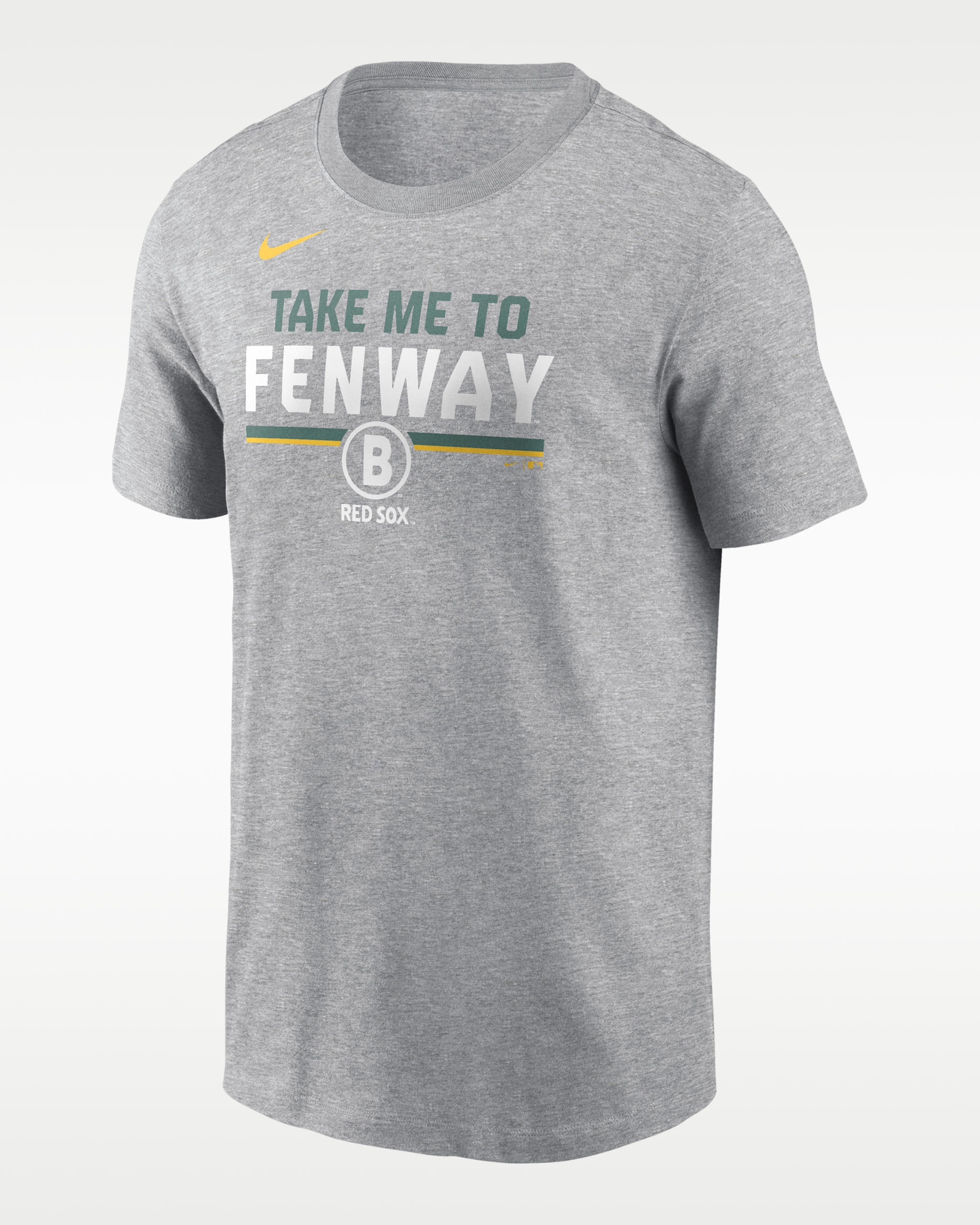 Boston Red Sox Stacked City Connect Men's Nike MLB T-Shirt - Grey