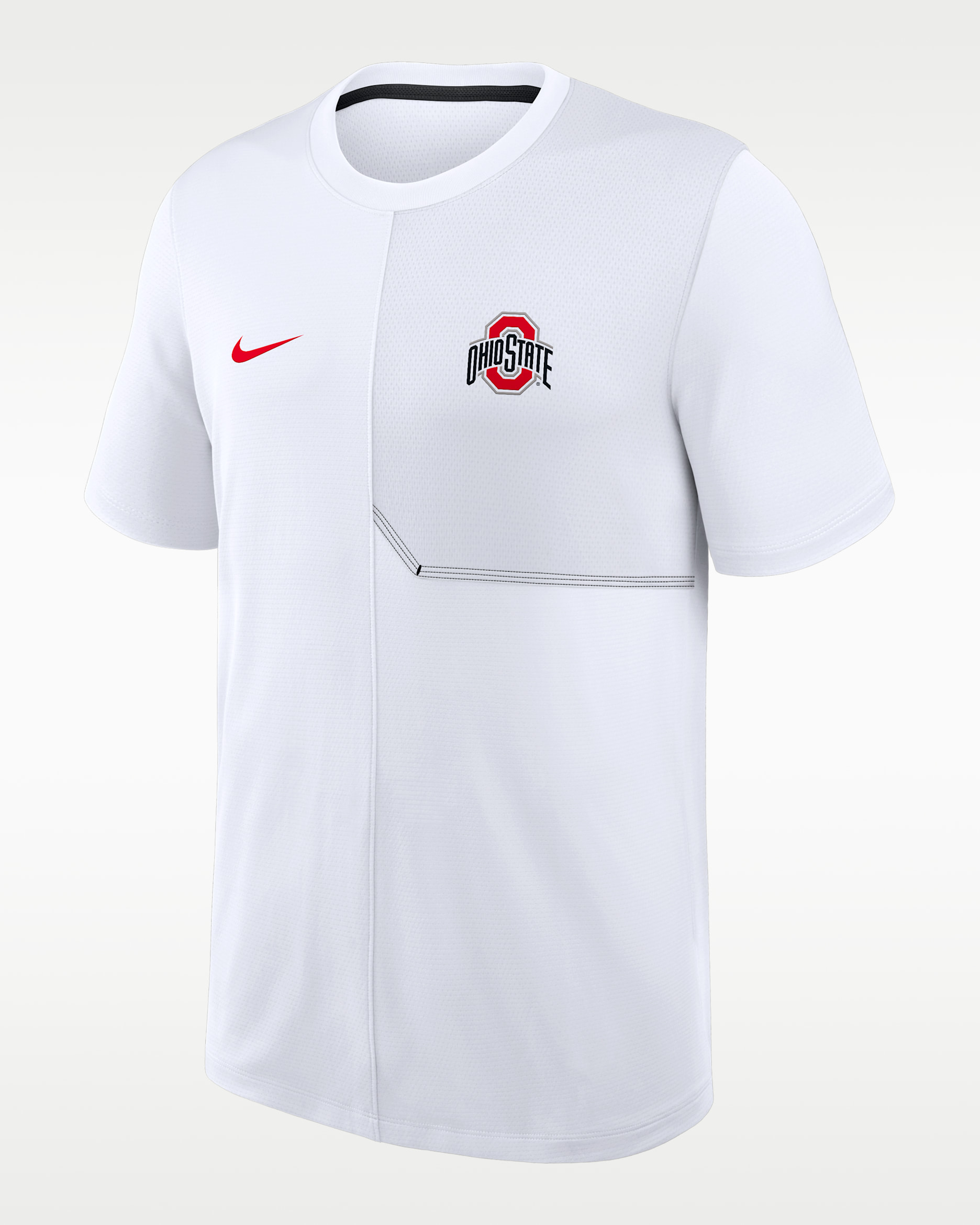 Ohio State Sideline Coach Men's Nike Dri-FIT College Top - White