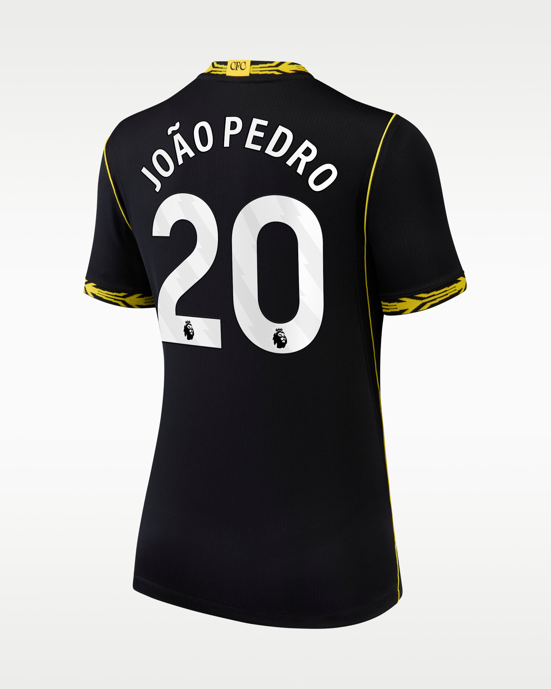 João Pedro Chelsea 2026/27 Stadium Away Women's Nike Dri-FIT Soccer Jersey - Black